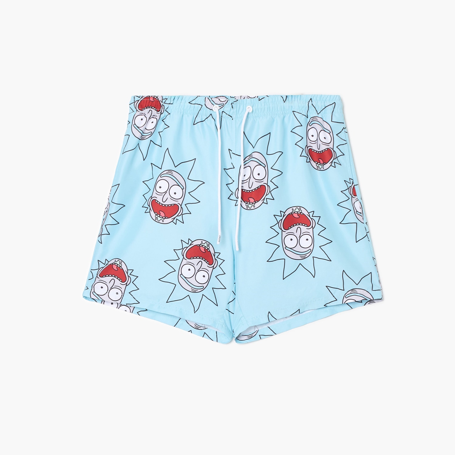 Cropp - Kupaće hlače s ponavljajućim uzorkom Rick and Morty - svjetloplavo