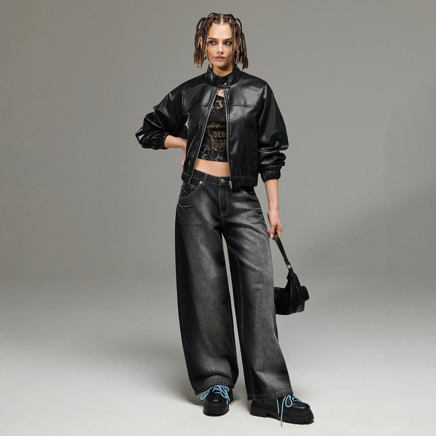 Cropp - Boyfriend traperice - crno