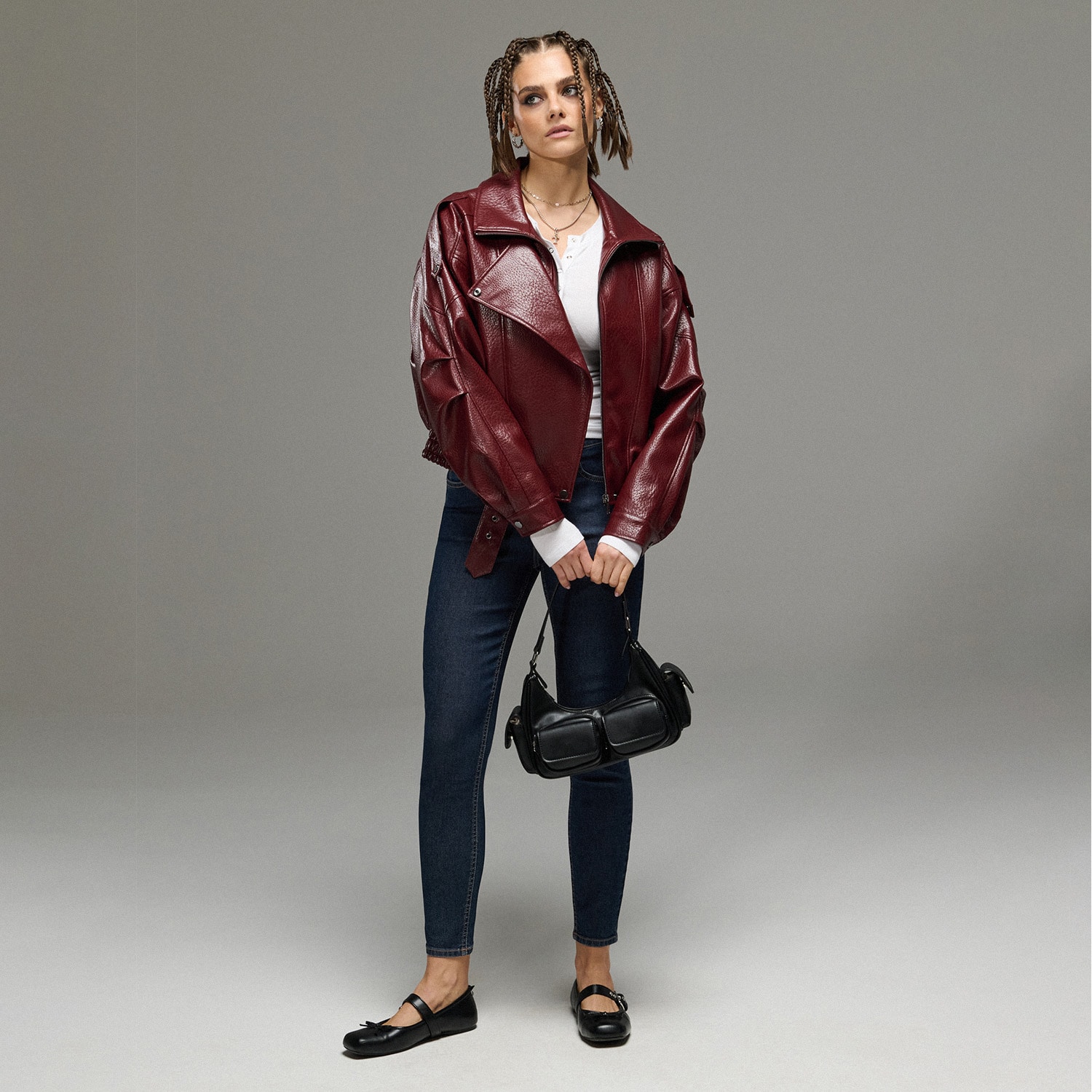 Cropp - Skinny traperice ispranog izgleda - mornarsko plava