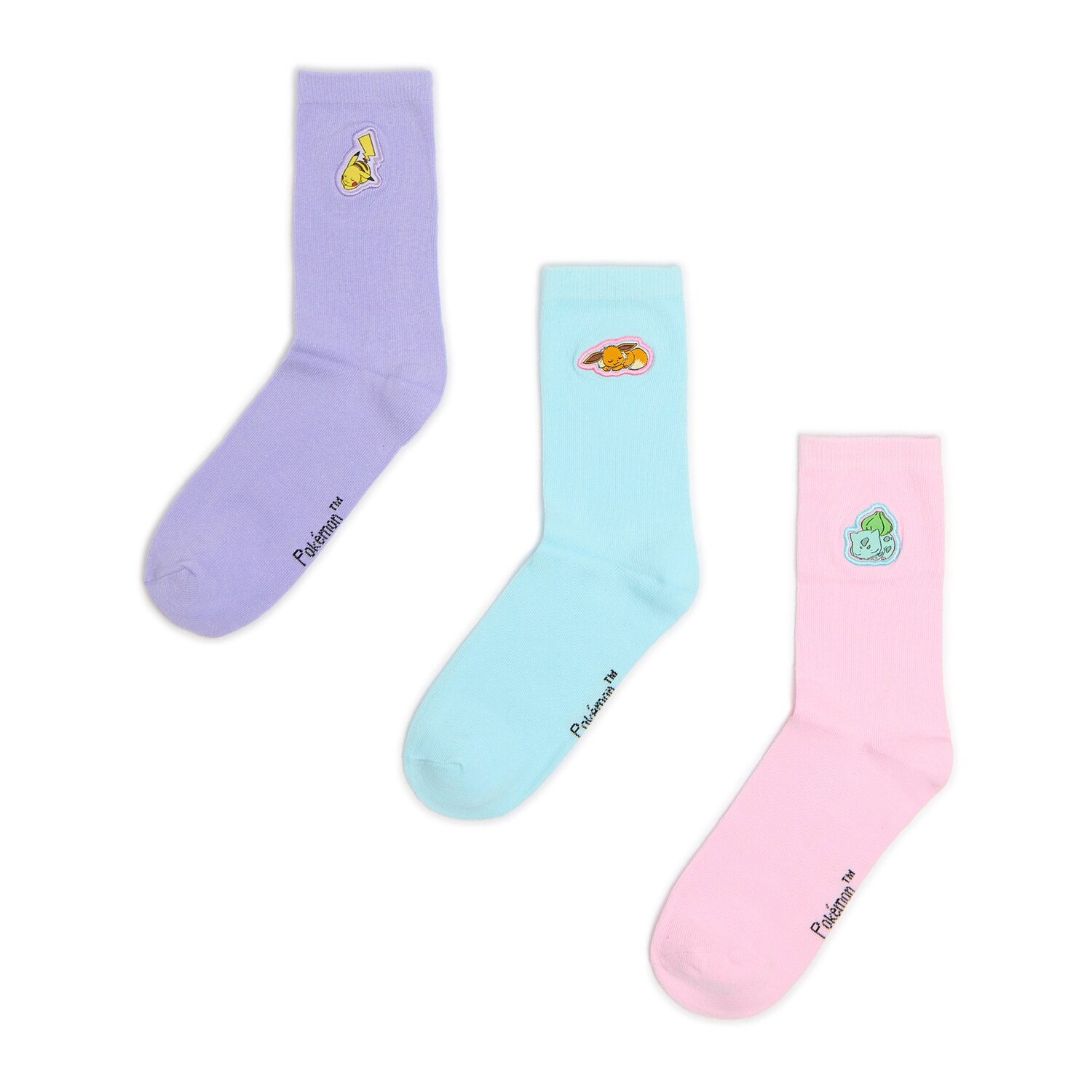 Cropp - Komplet od 3 para čarapa Pokémon - šaren