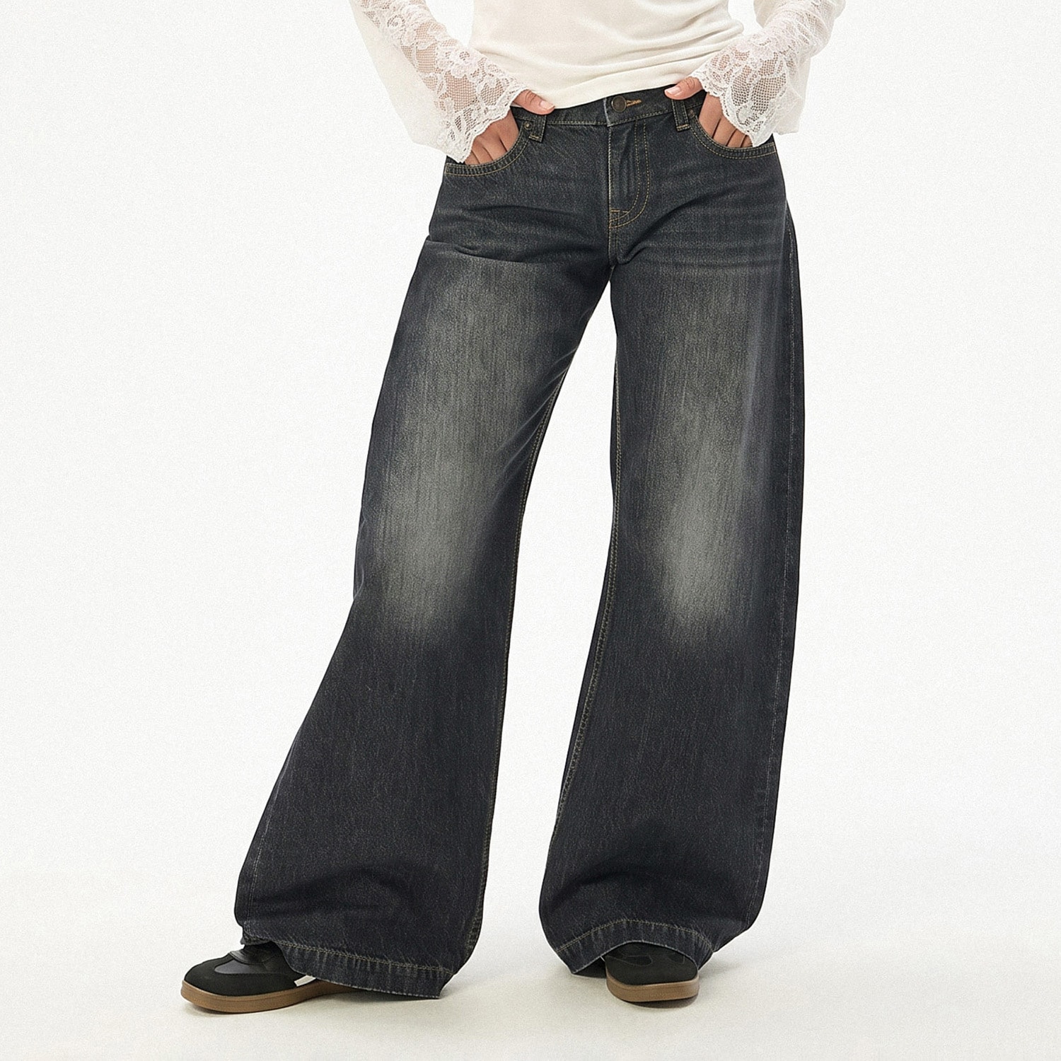 Cropp - Traperice isprana izgleda - siva