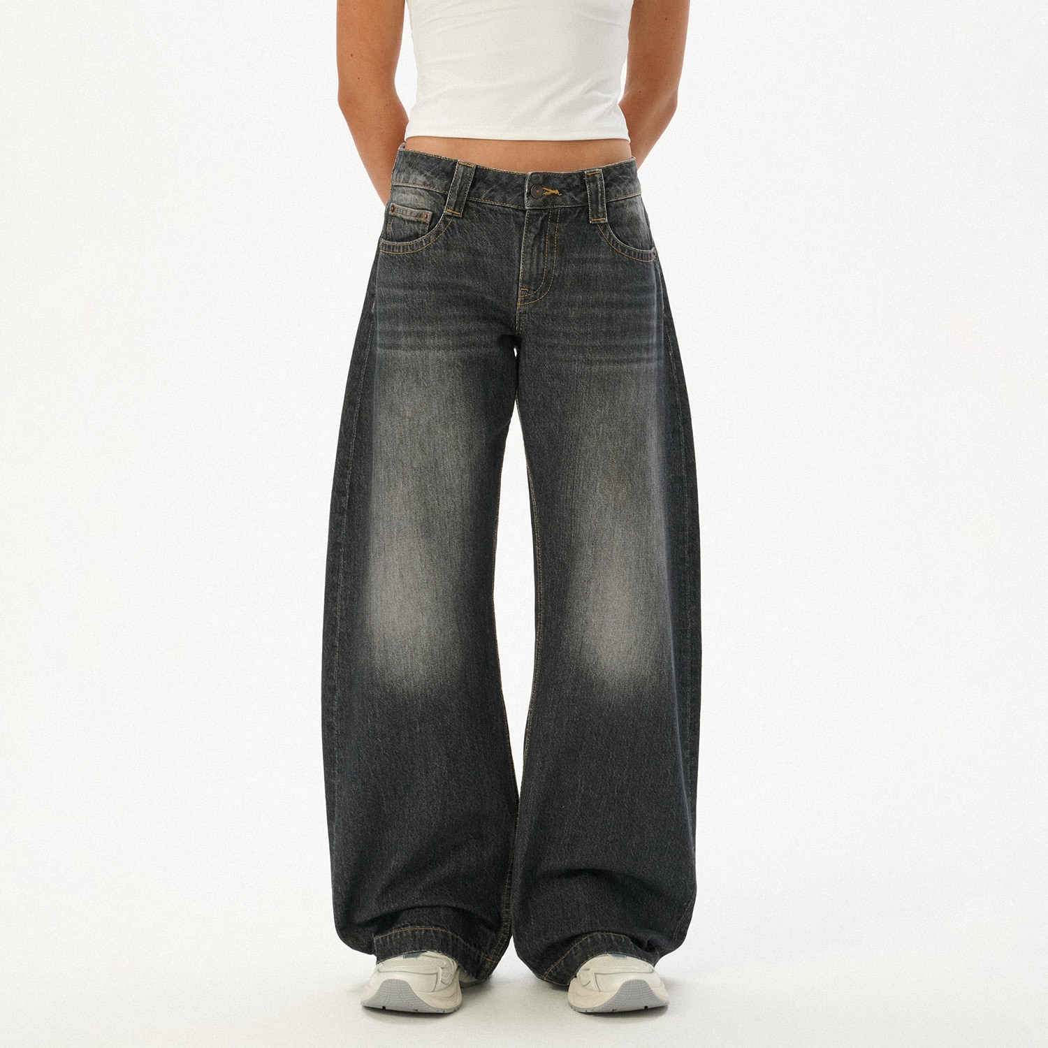 Cropp - Traperice isprana izgleda - siva