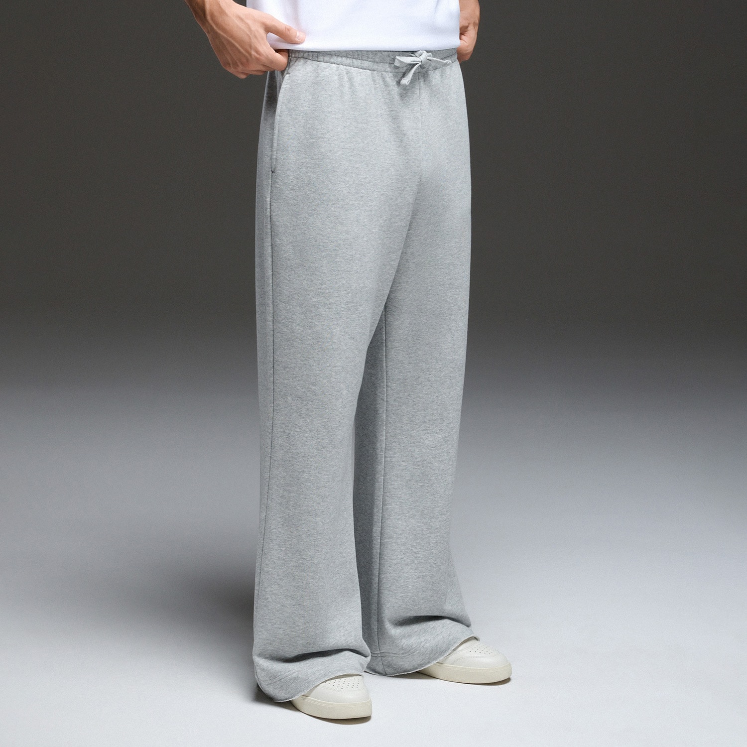 Cropp - Basic donji dio trenirke - svijetlo siva