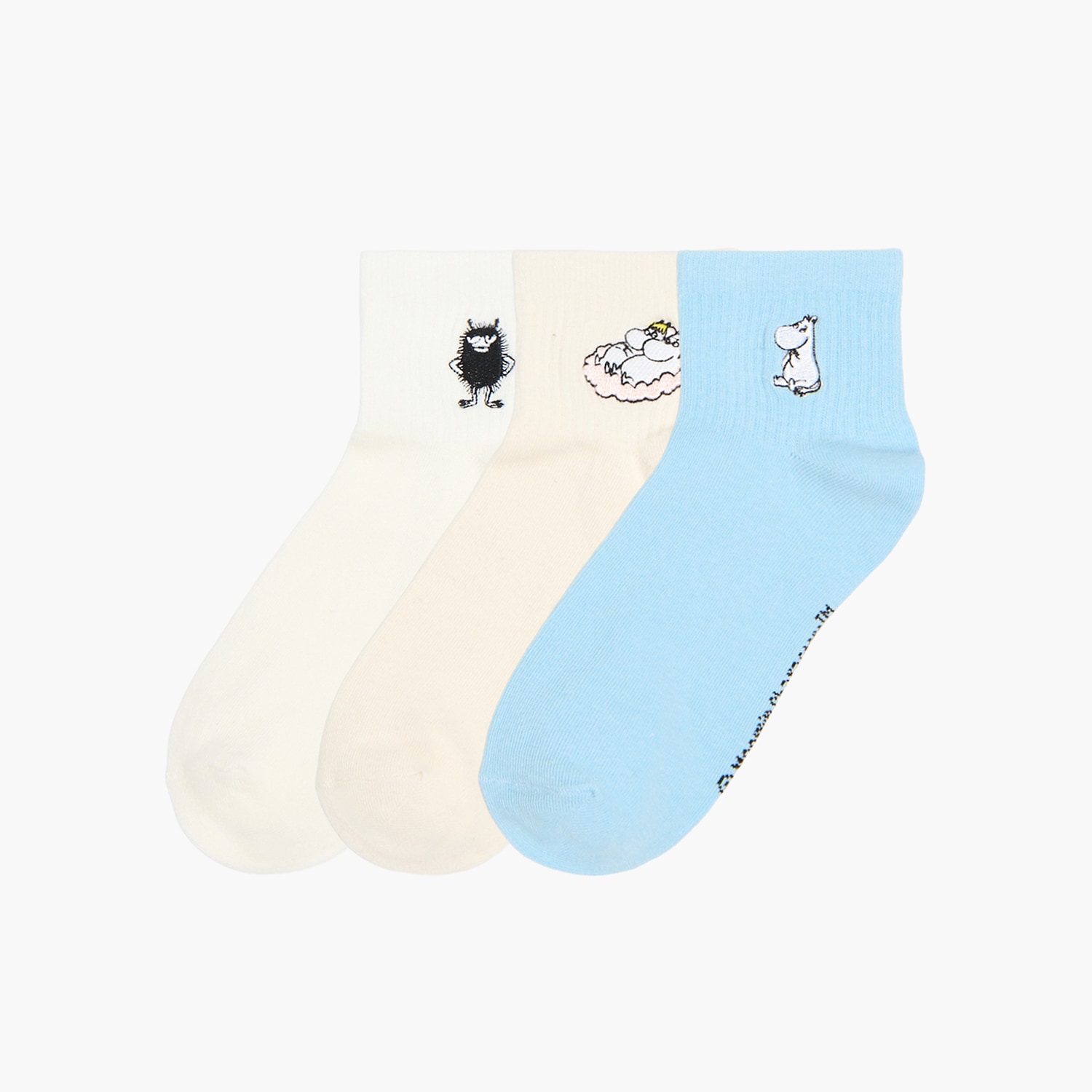 Cropp - 3-paket čarapa The Moomins - šaren