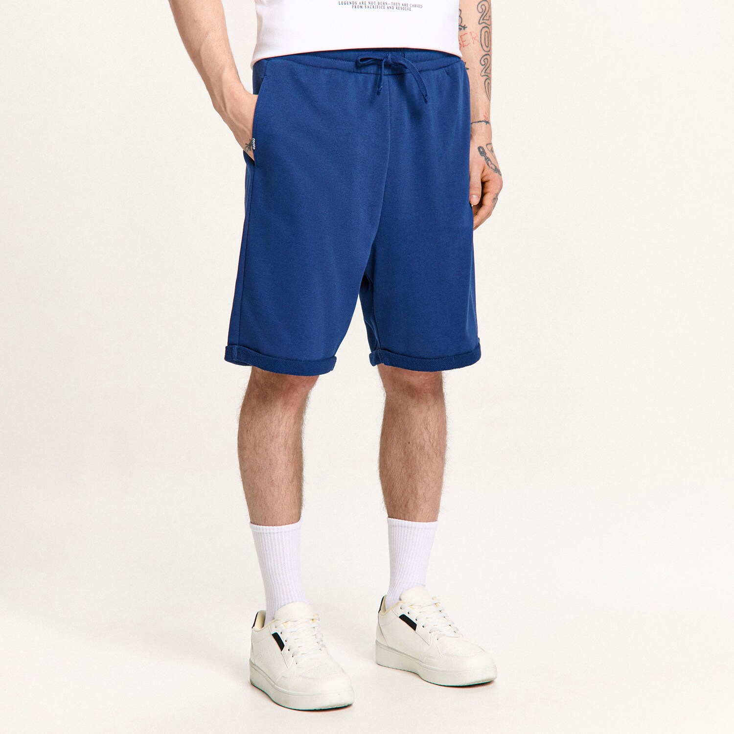 Cropp - Sportske kratke hlače - indigo