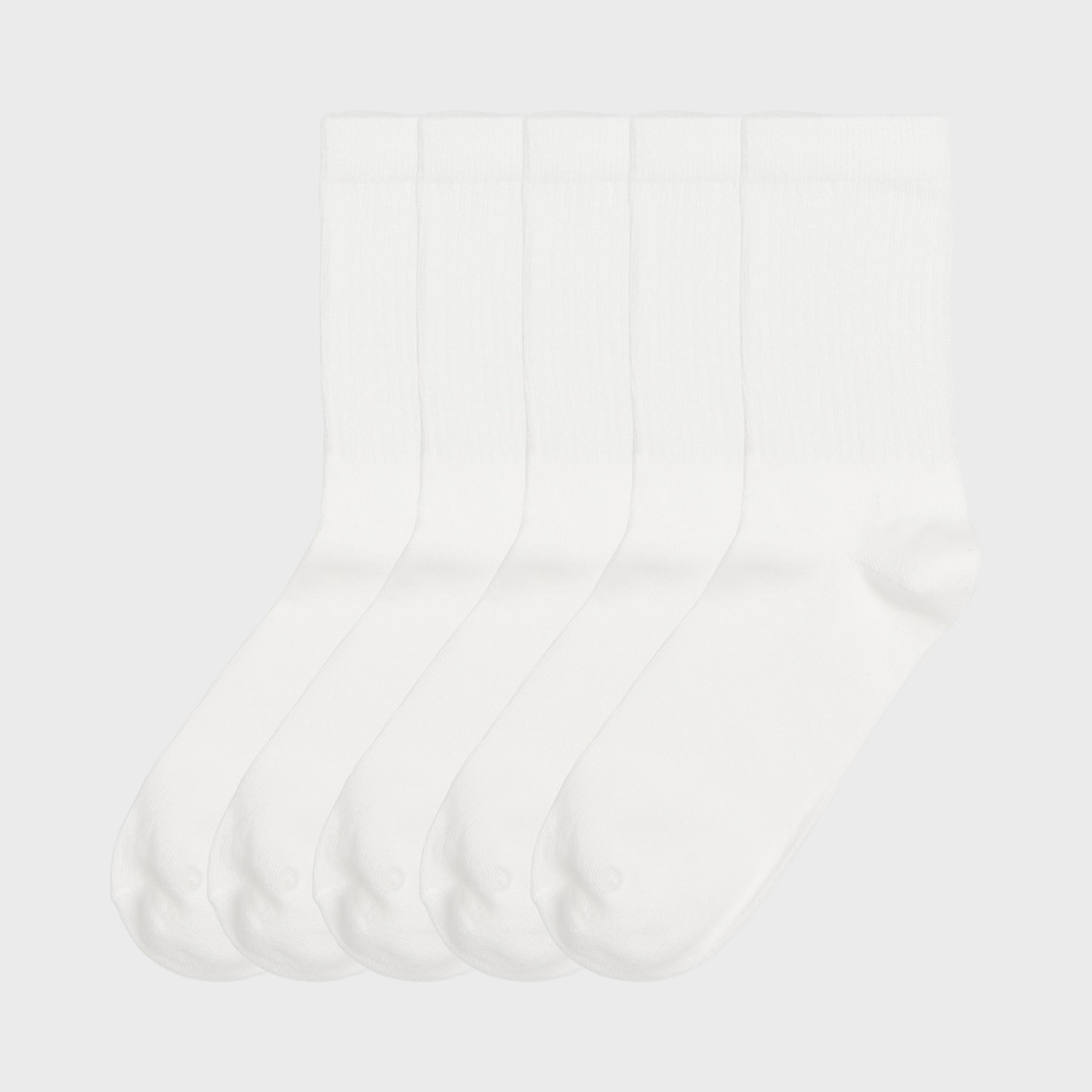 Cropp - 5-paket čarapa BASIC - bijela