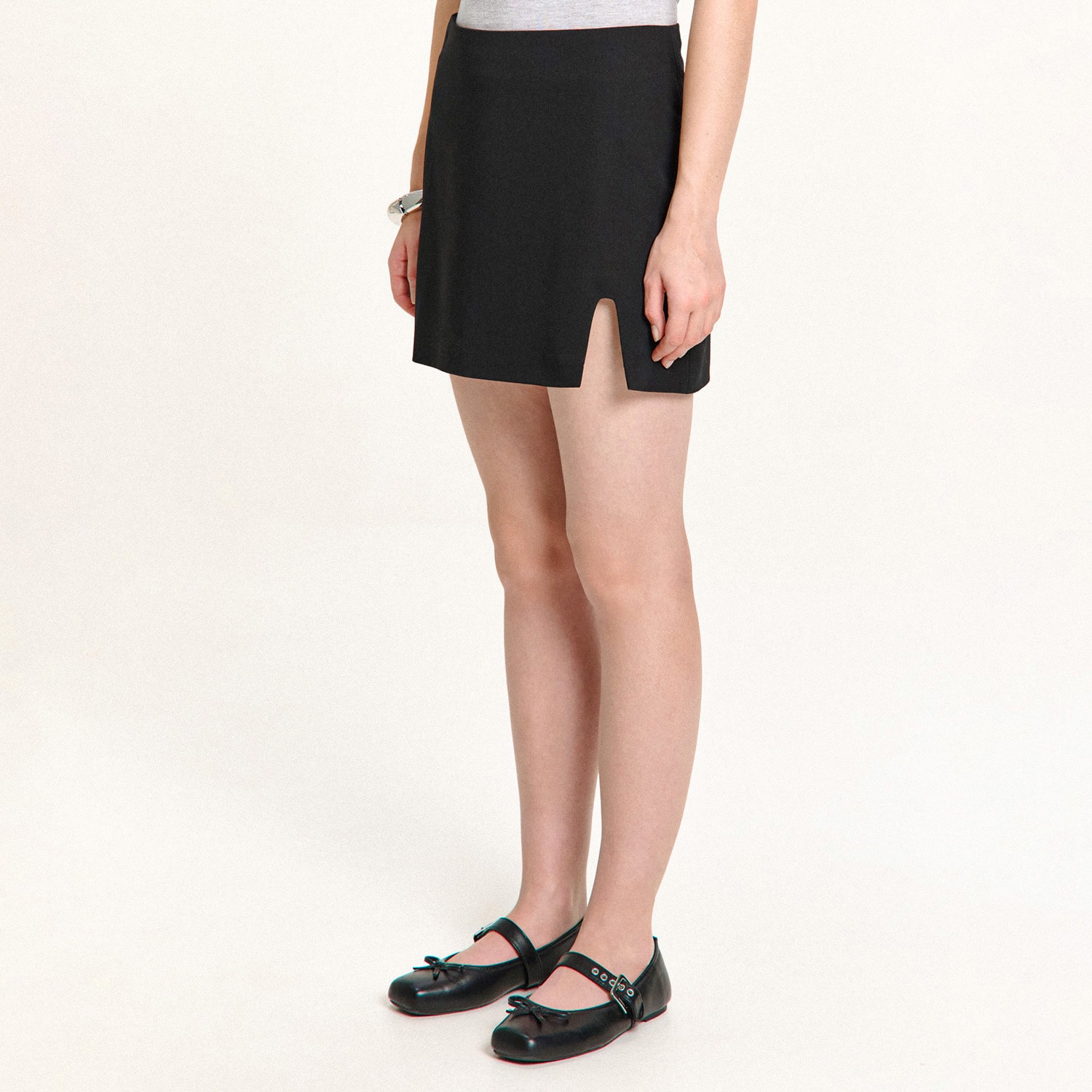 Cropp - Crna mini suknja - crno