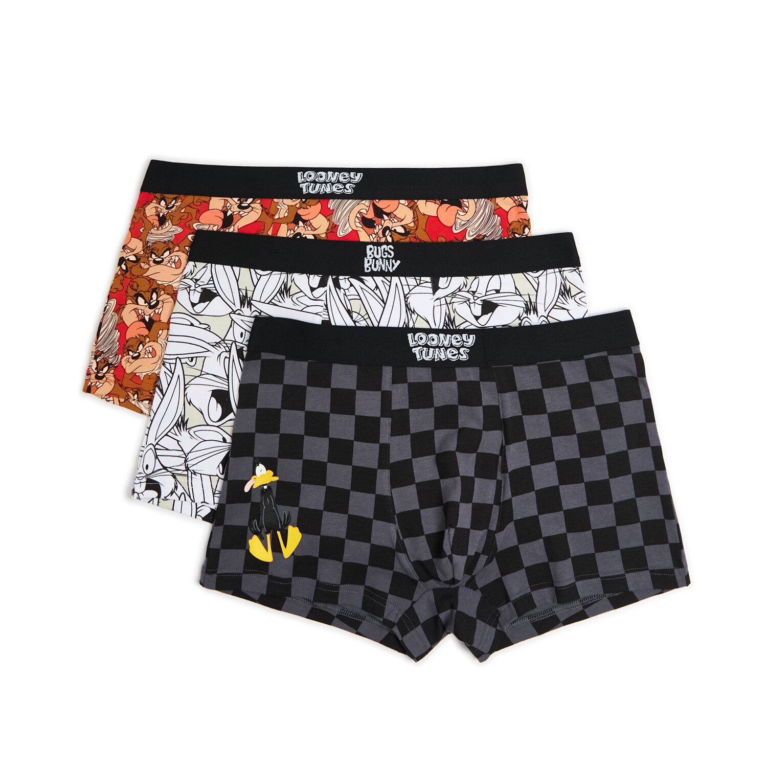 Cropp - Komplet od 3 para bokserica Looney Tunes - tamnosivo