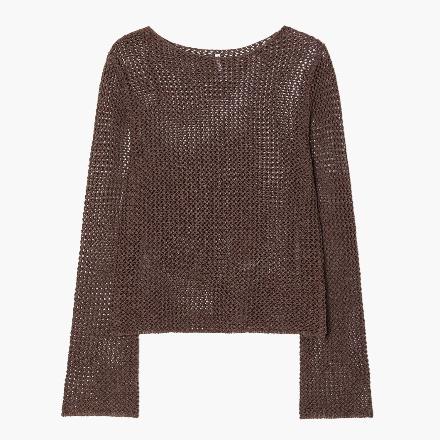 Cropp - Ažur pulover - smeđi