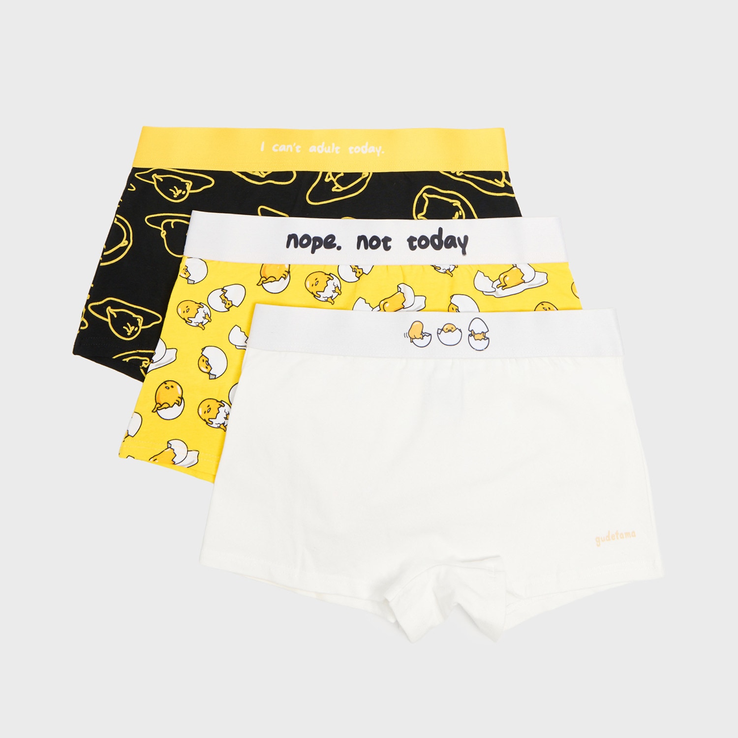 Cropp - 3-paket gaćice Gudetama - šaren