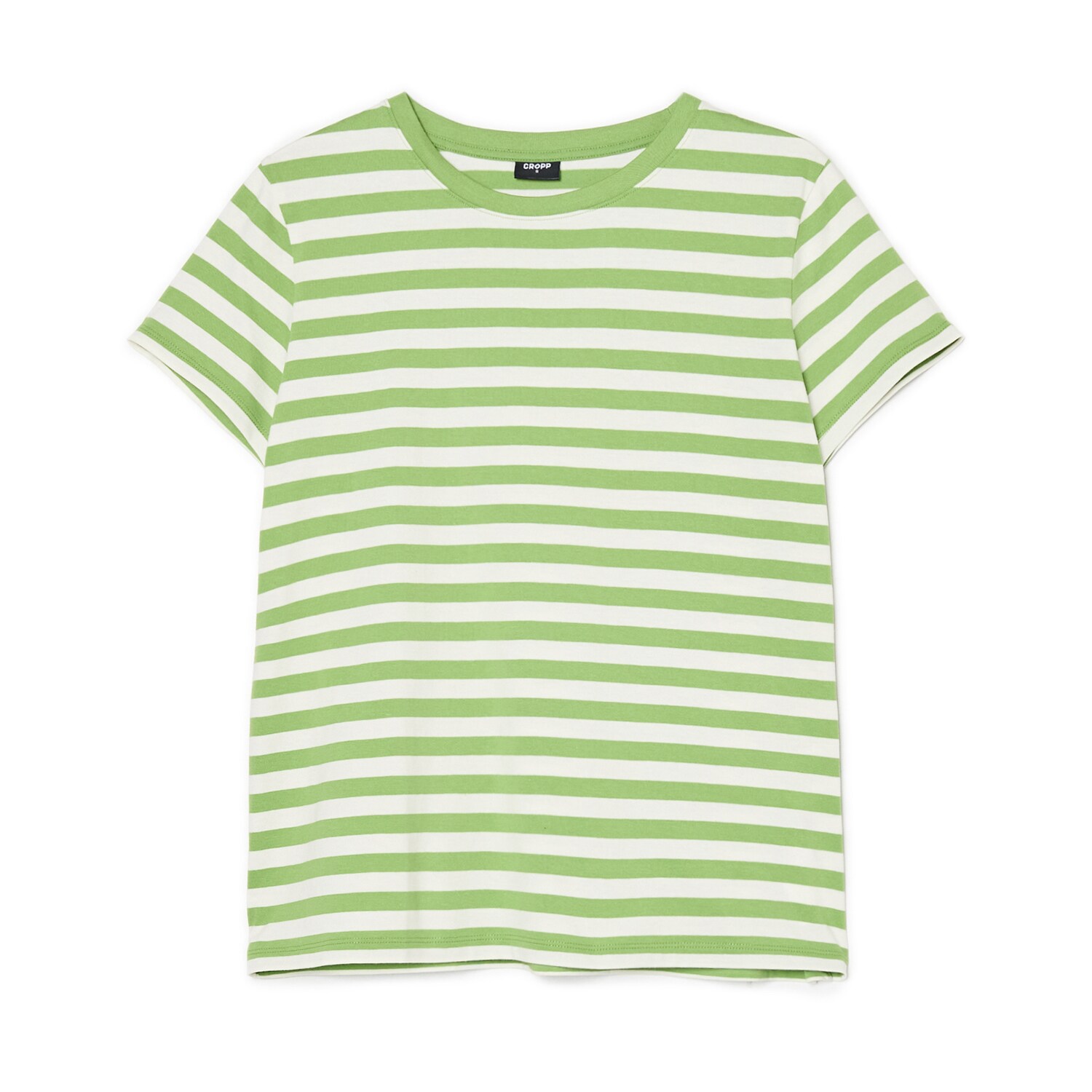 Cropp - Prugasta majica - zelena