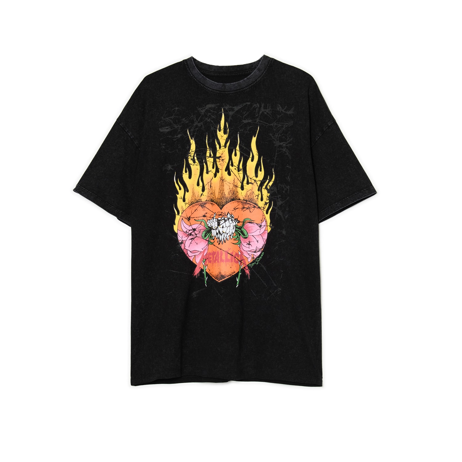 Cropp - Crna majica s printom Metallica - crno