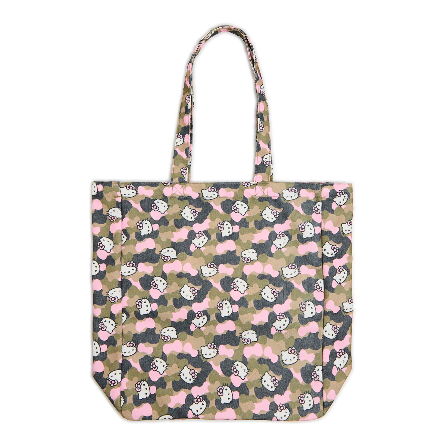 Cropp - Torba shopper Hello Kitty - tamnozeleno