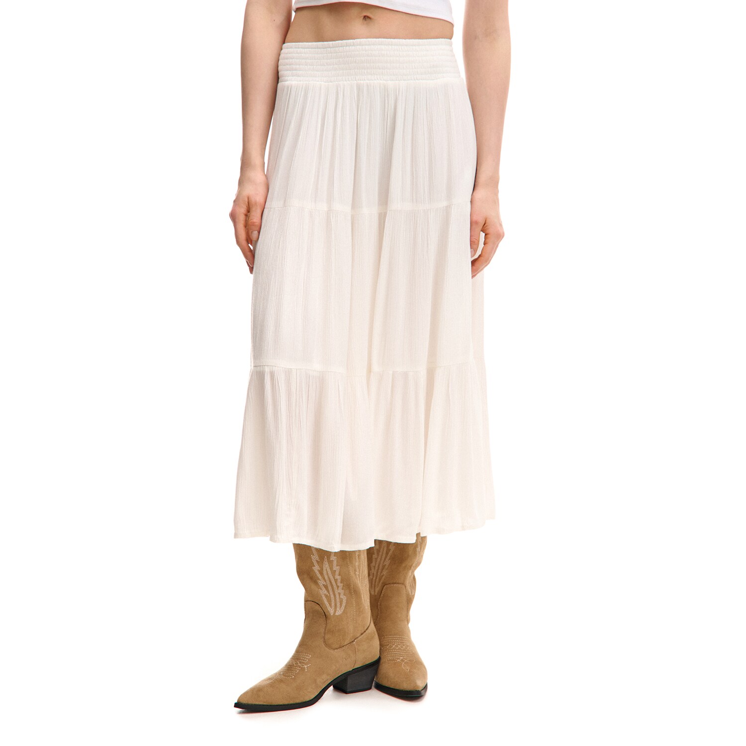 Cropp - Maxi suknja - bijela