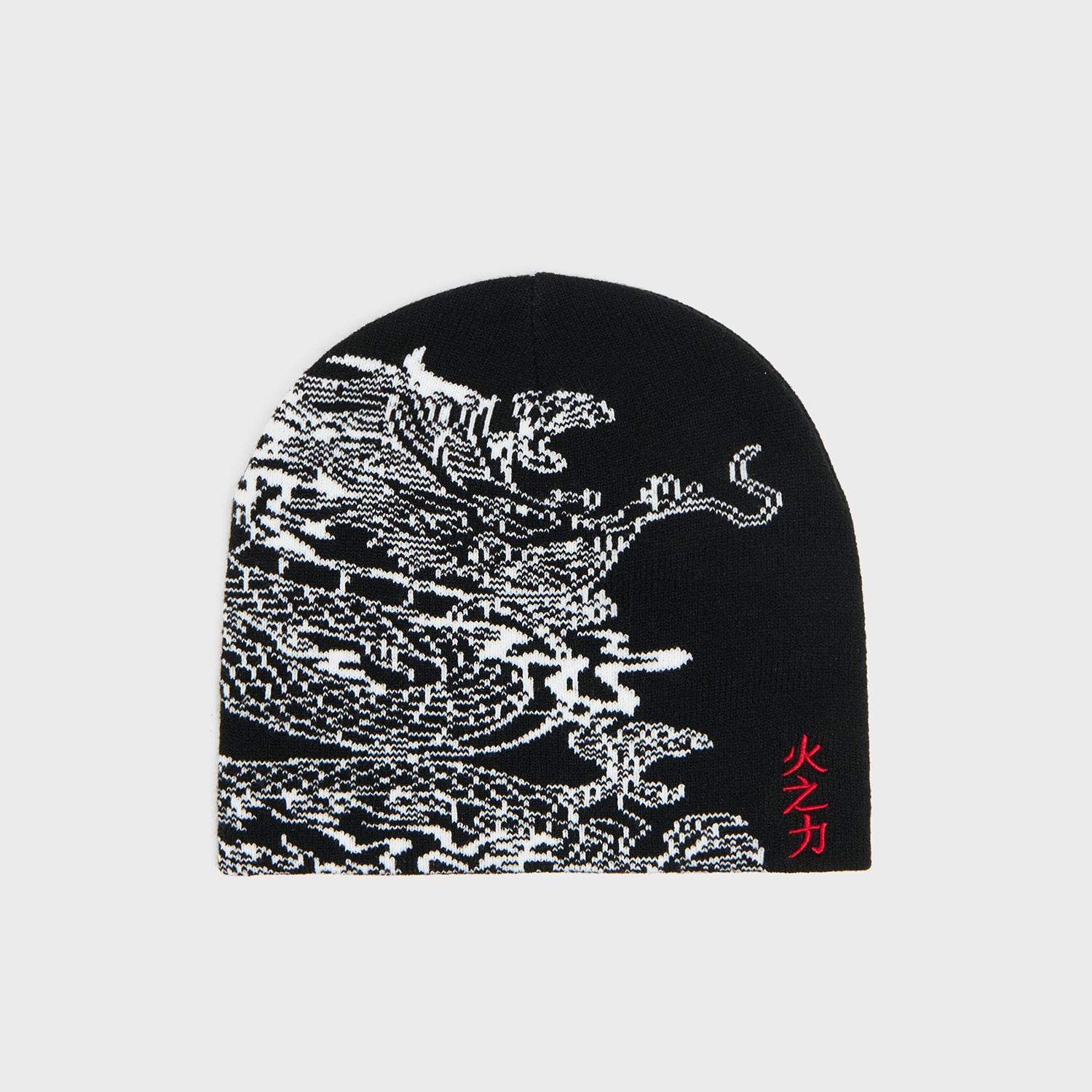 Cropp - Kapa beanie s printom - crno