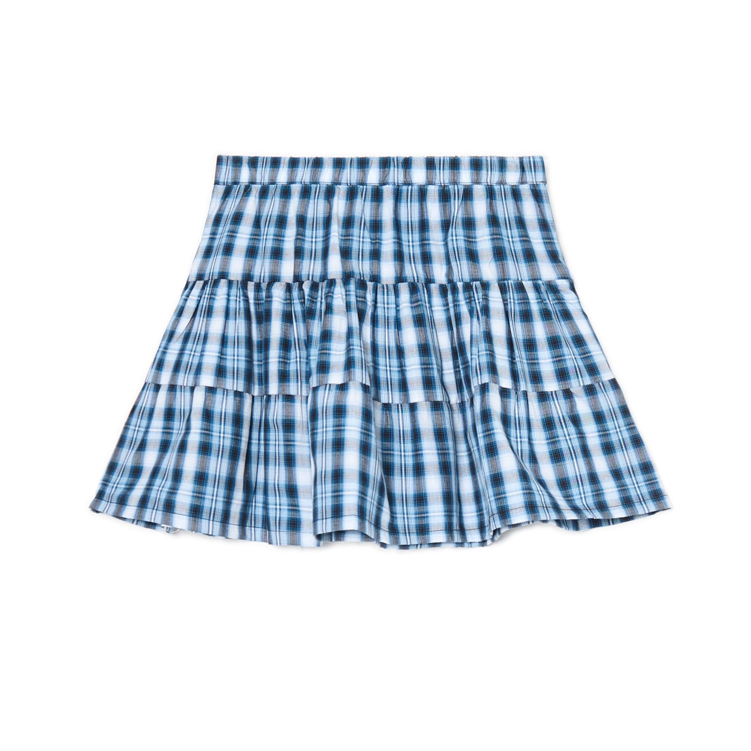 Cropp - Karirana mini suknja - mornarsko plava