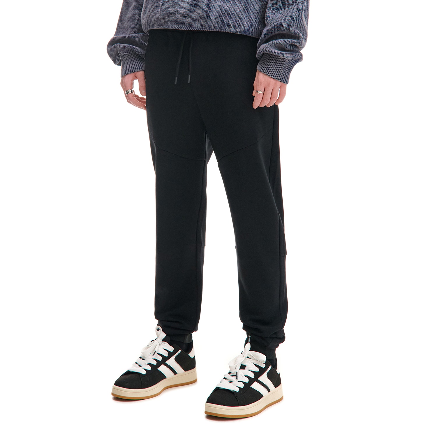 Cropp - Sportske jogger hlače - crno