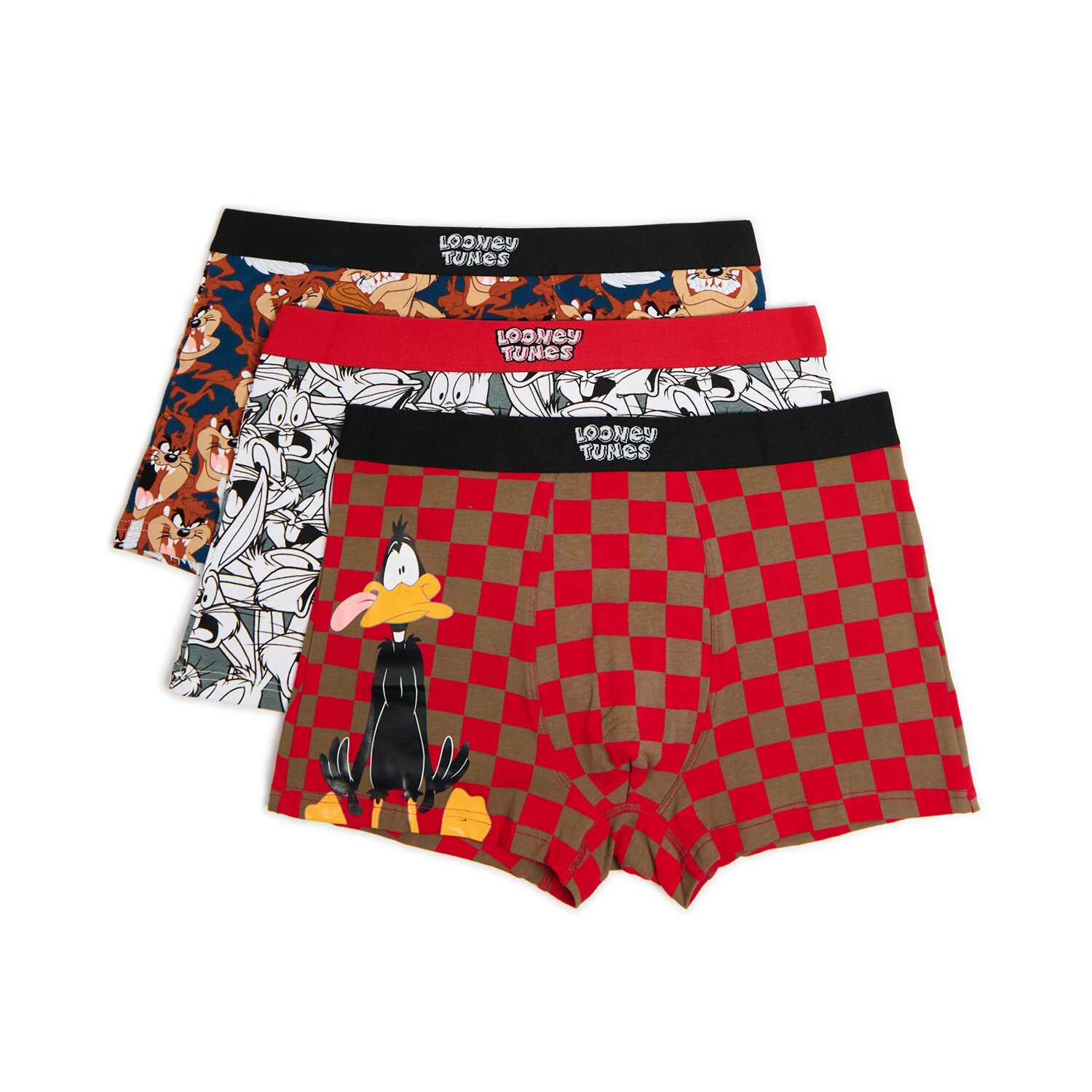 Cropp - Komplet od 3 para bokserica s printom Looney Tunes - crno