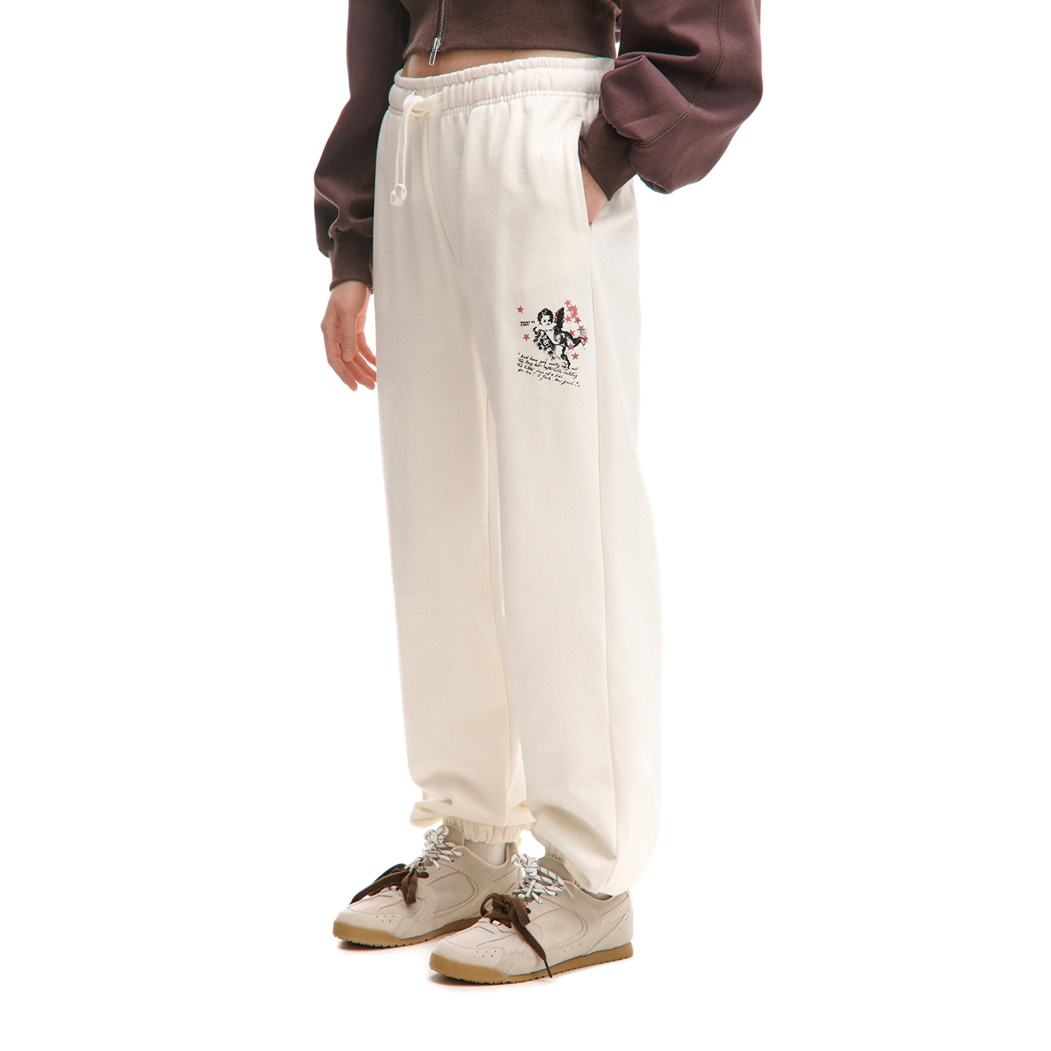 Cropp - Joggers - krem