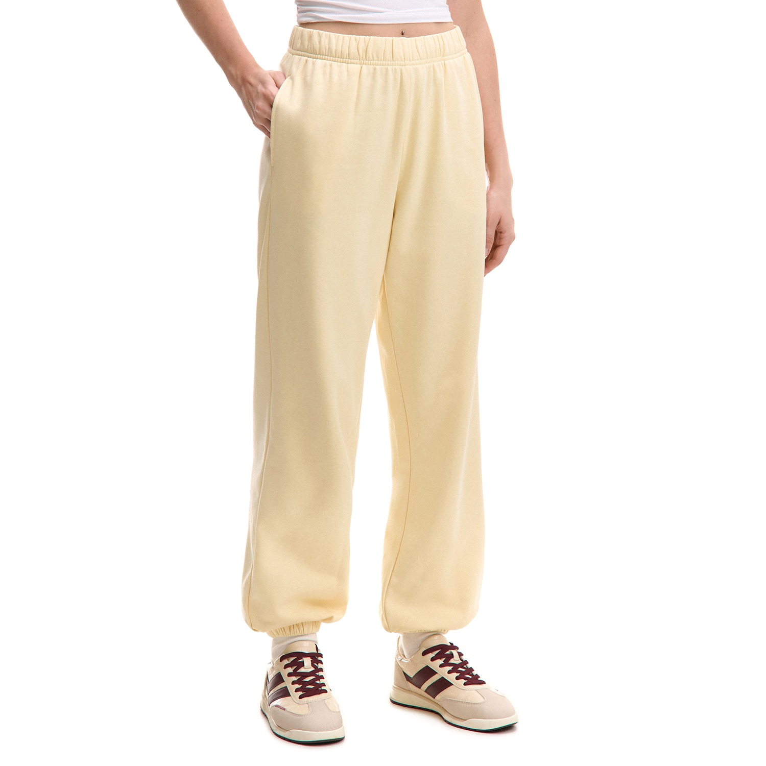 Cropp - Donji dio trenirke - krem