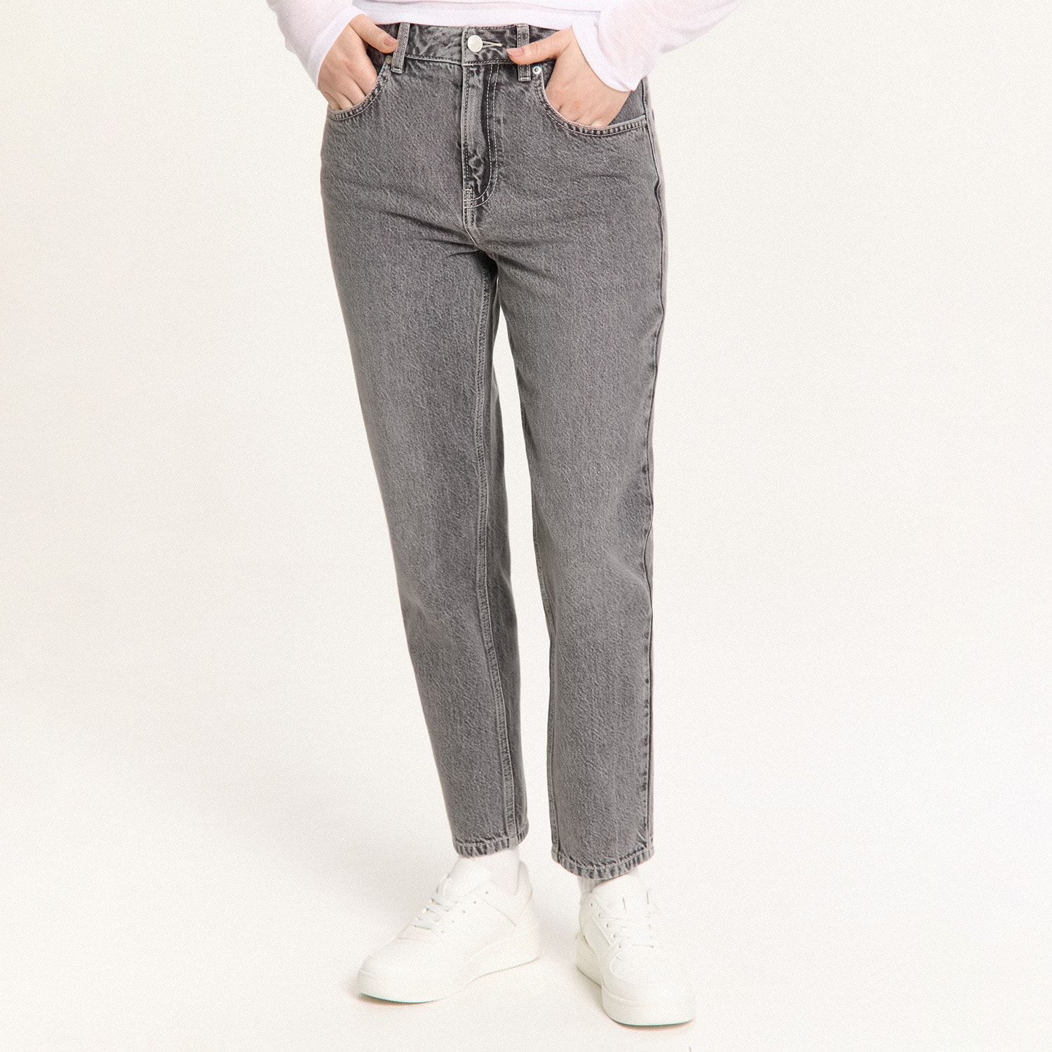 Cropp - Traperice mom kroja - svijetlo siva