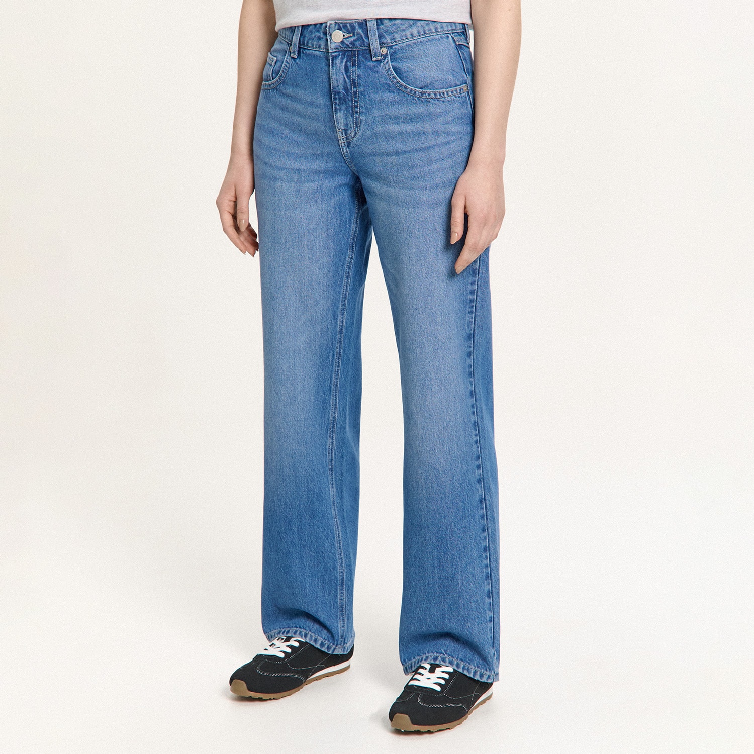 Cropp - Straight traperice - plavo