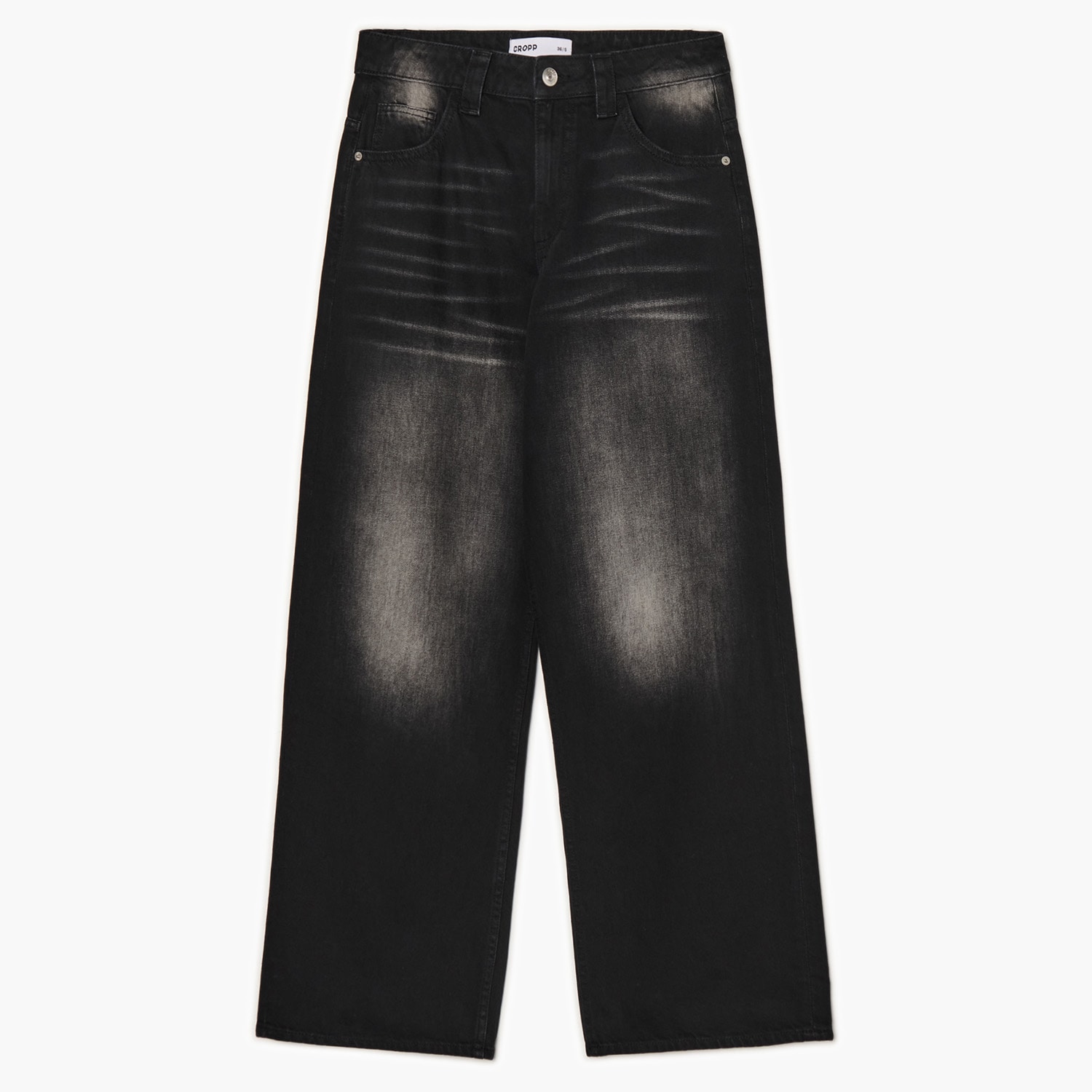 Cropp - Traperice baggy - crno