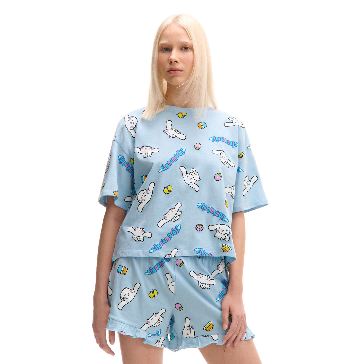 Cropp - Pidžama Cinnamoroll - bljedoplavo