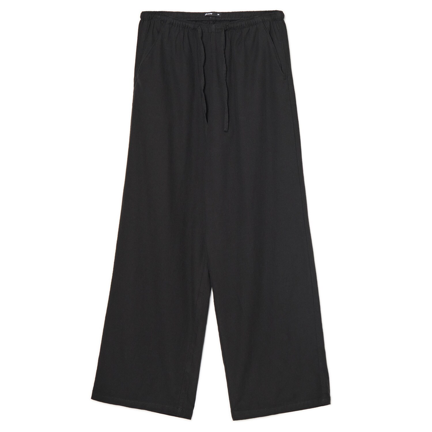 Cropp - Straight fit hlače - crno