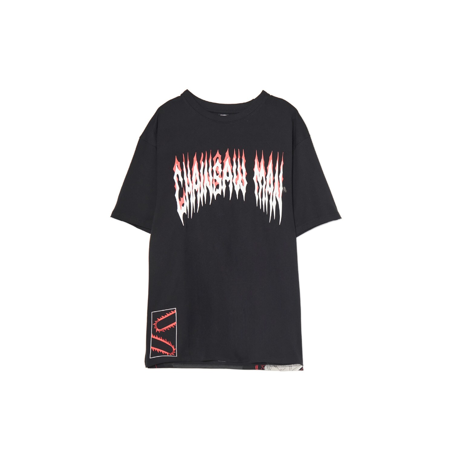 Cropp - Crna majica s printom Chainsaw Man - crno