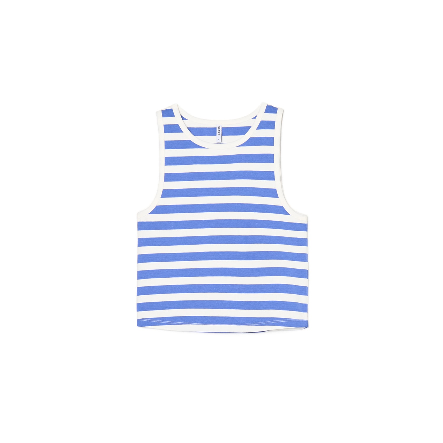 Cropp - Prugasta majica bez rukava - indigo