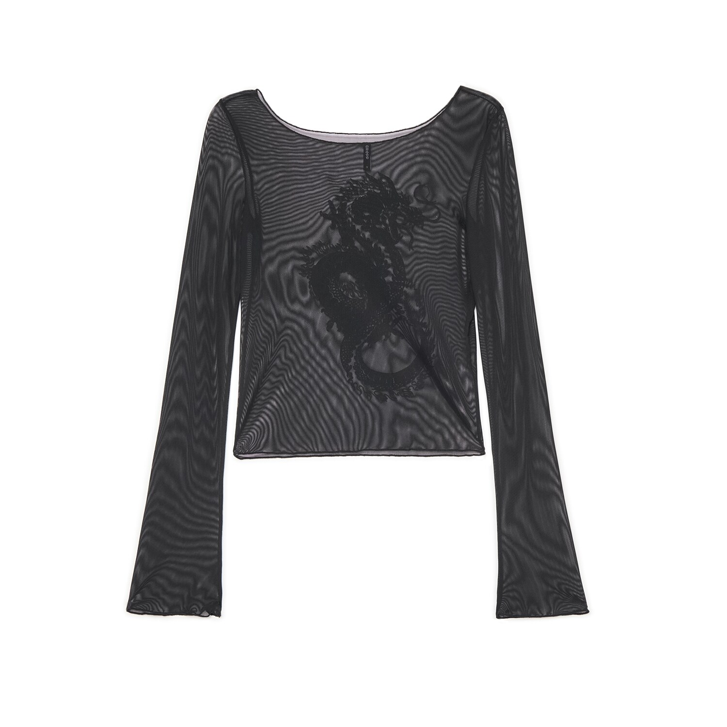 Cropp - Mrežasta bluza - crno