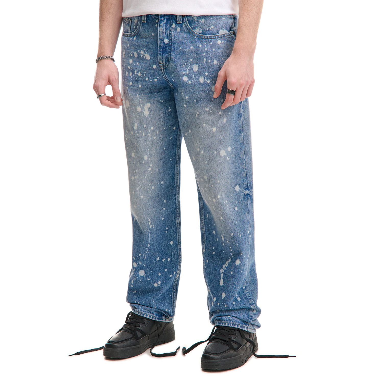 Cropp - Traperice baggy - plavo