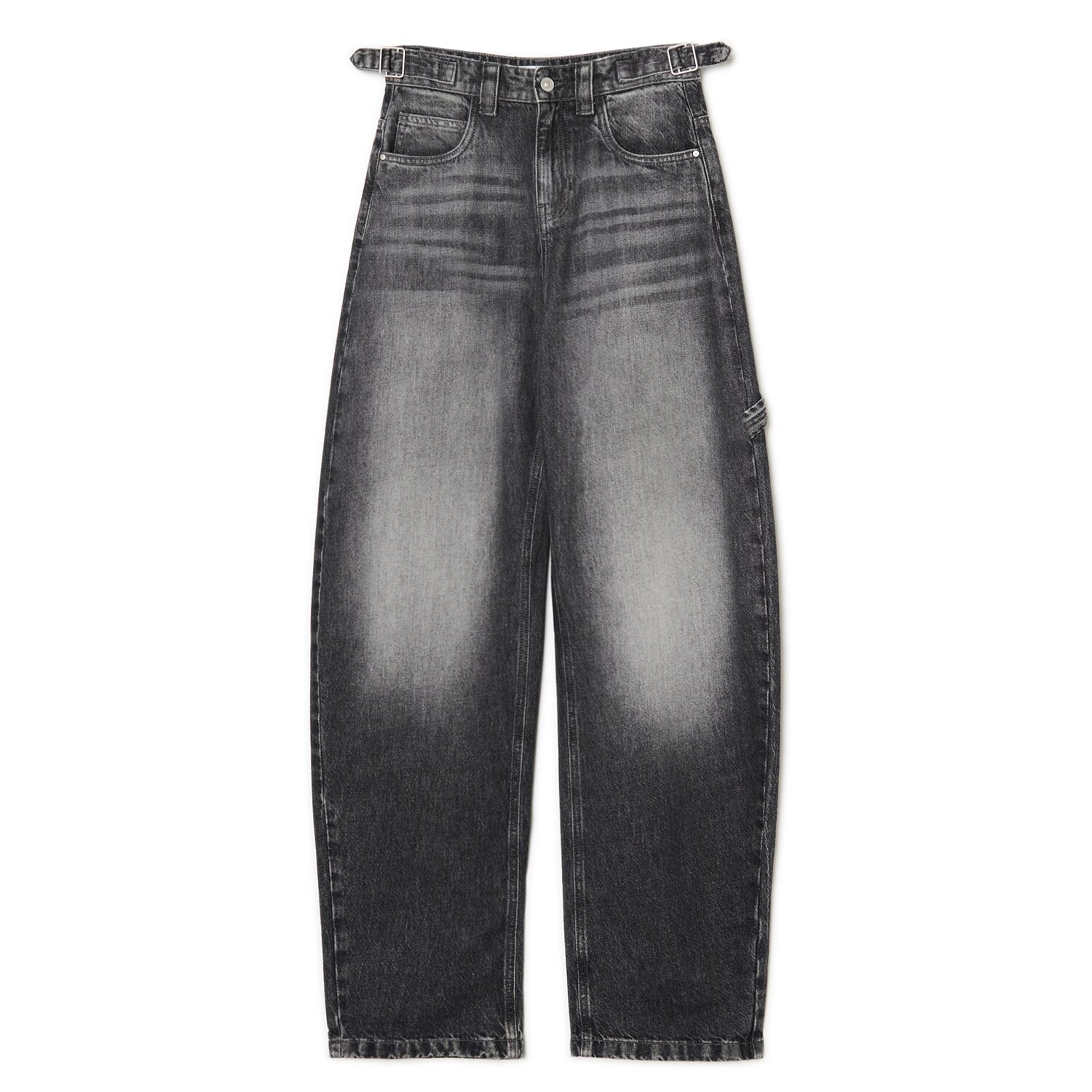 Cropp - High waist traperice - crno