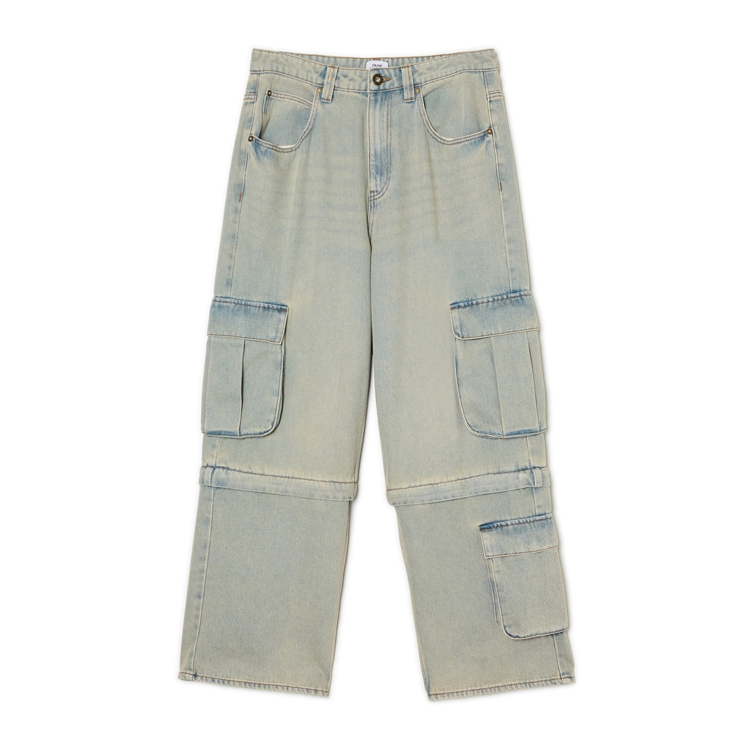 Cropp - Traperice super baggy - plava