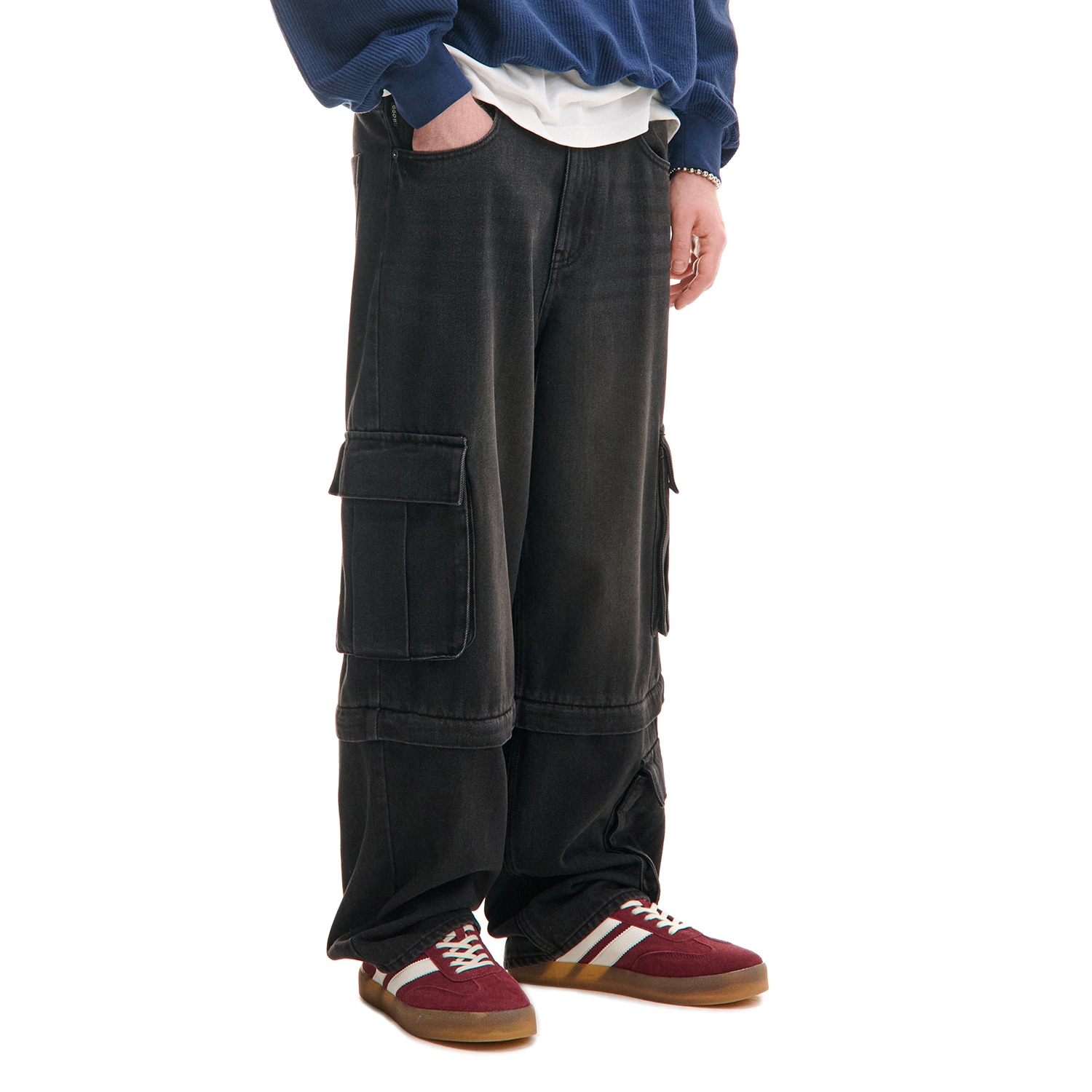 Cropp - Traperice super baggy - crno