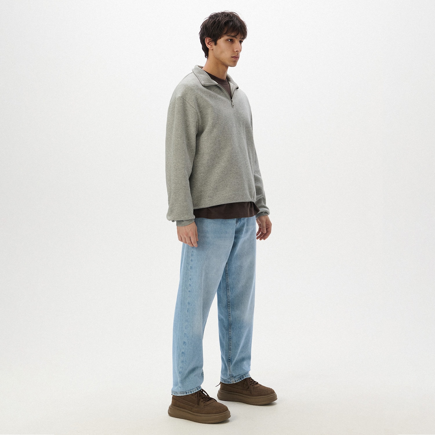 Cropp - Traperice baggy - plava