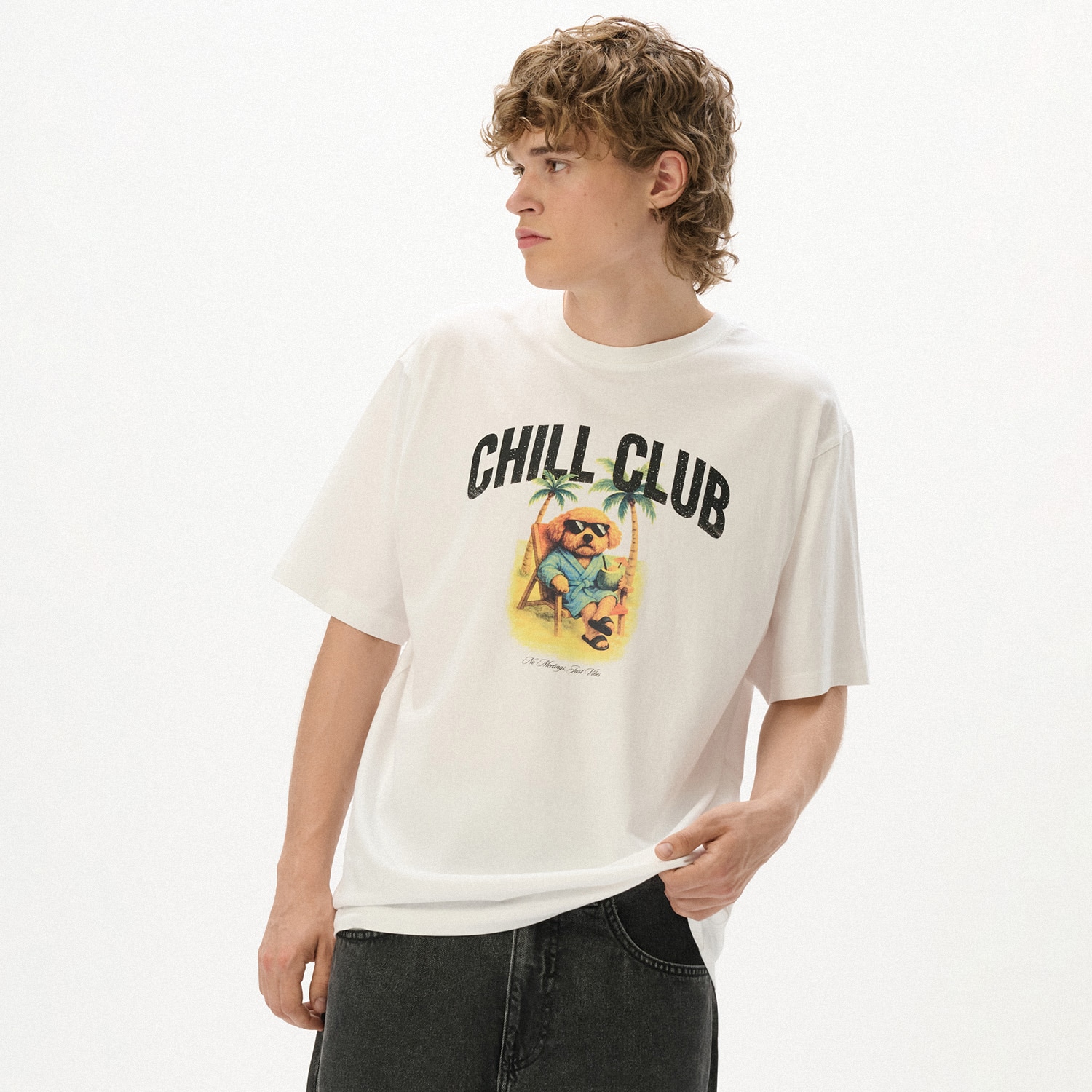 Cropp - MEN`S T-SHIRT - bijela