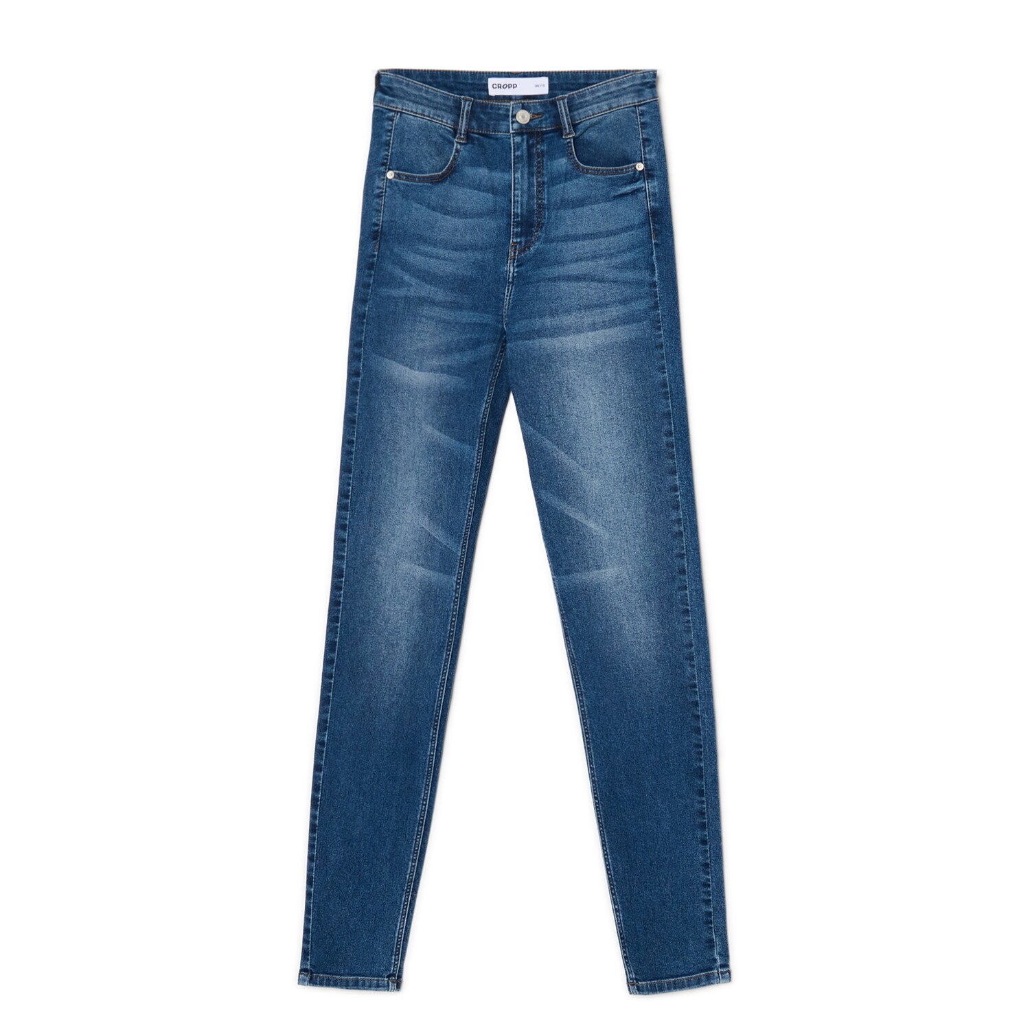 Cropp - Skinny traperice - plavo