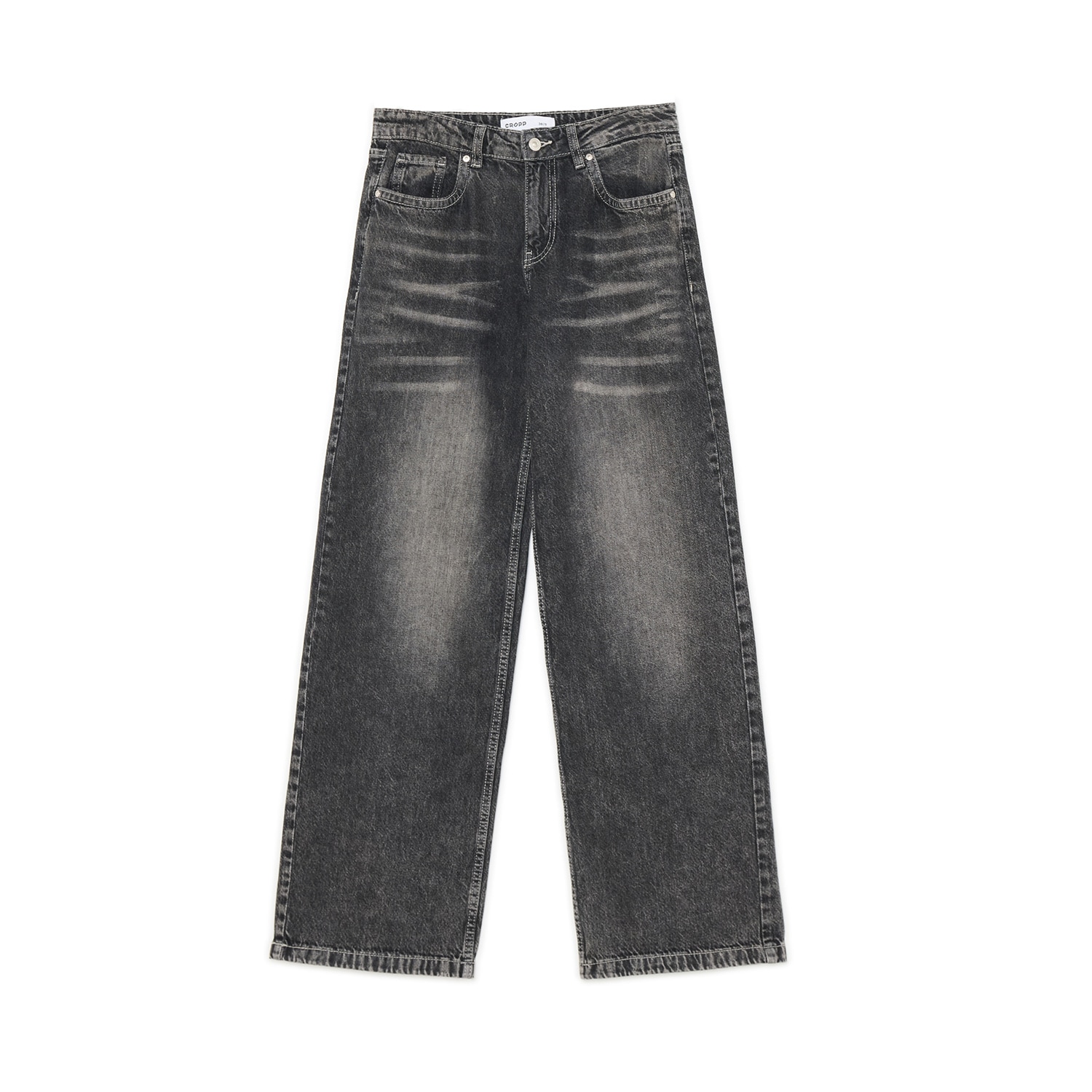 Cropp - Traperice baggy - crno