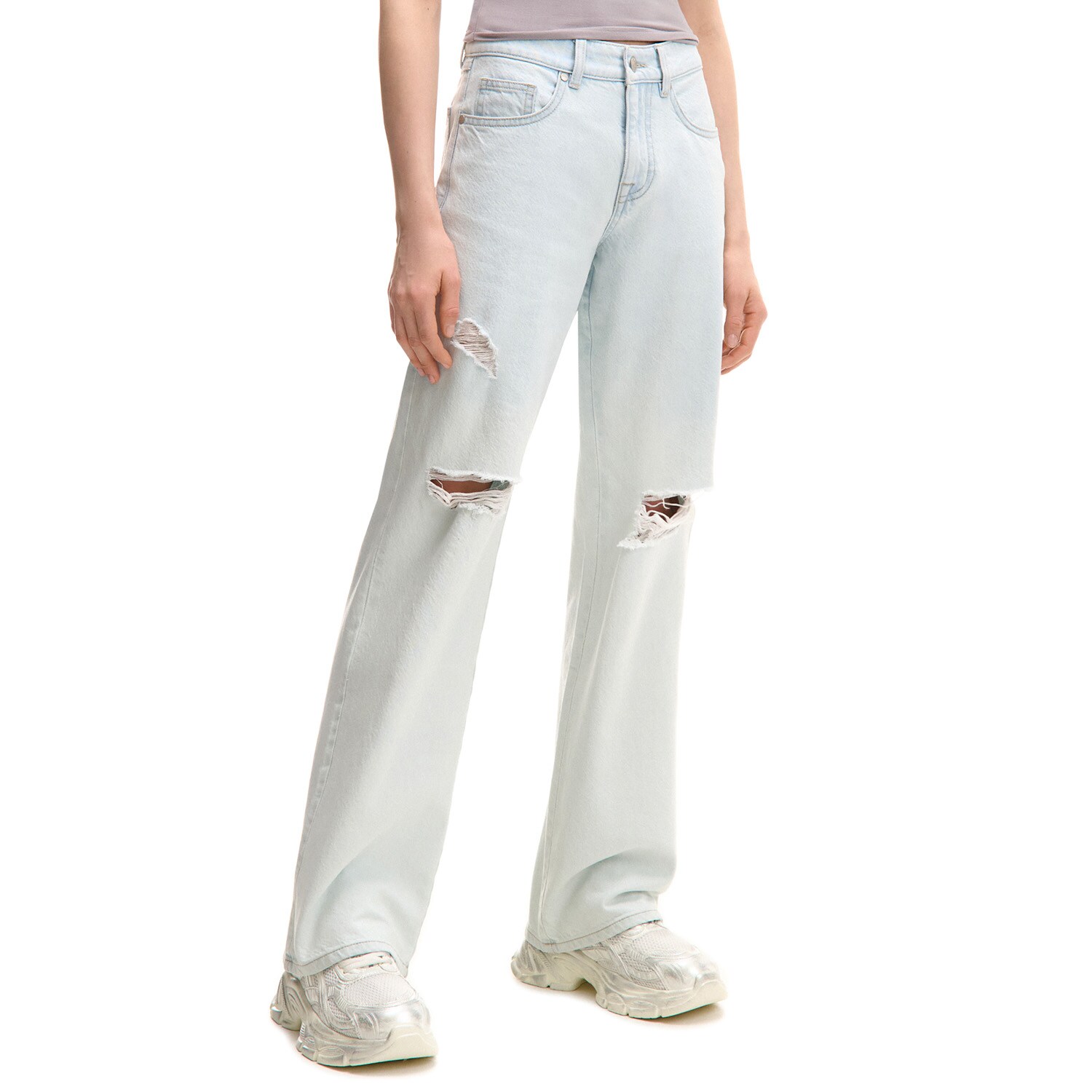 Cropp - Straight traperice - bljedoplavo