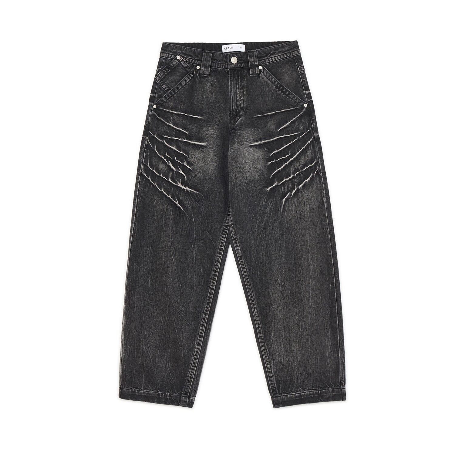 Cropp - Traperice baggy - crno