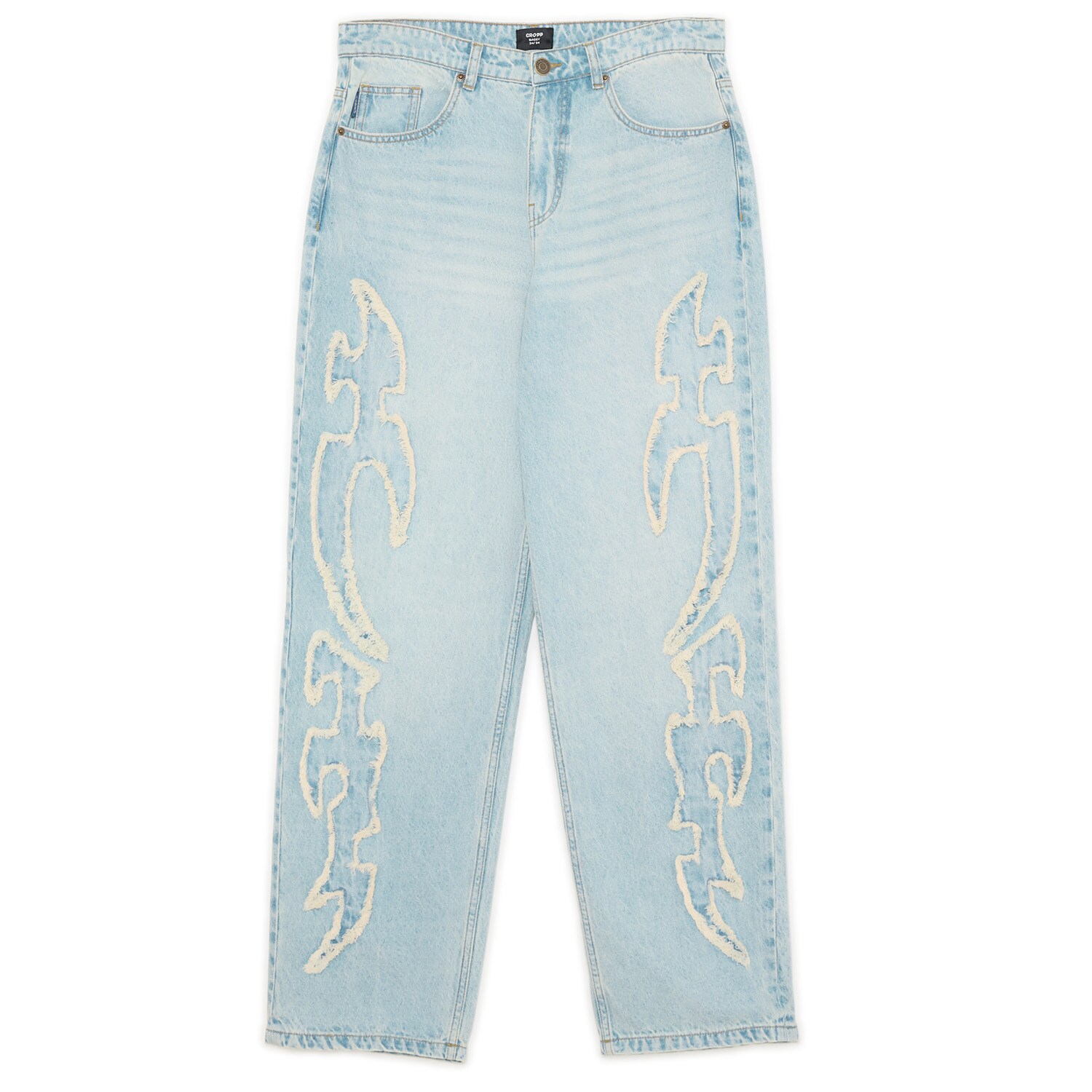 Cropp - Traperice baggy - plava