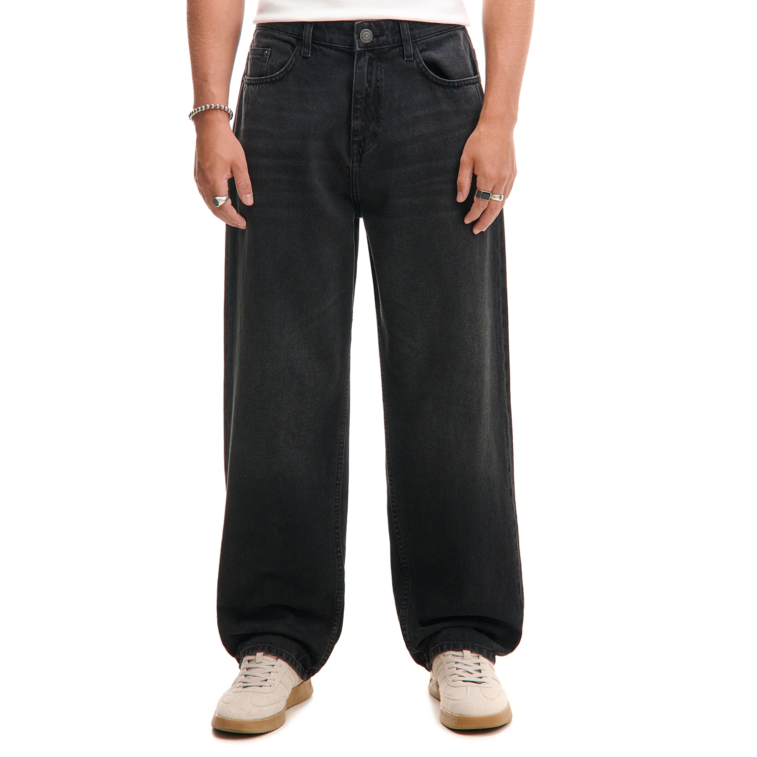 Cropp - Traperice baggy - crno