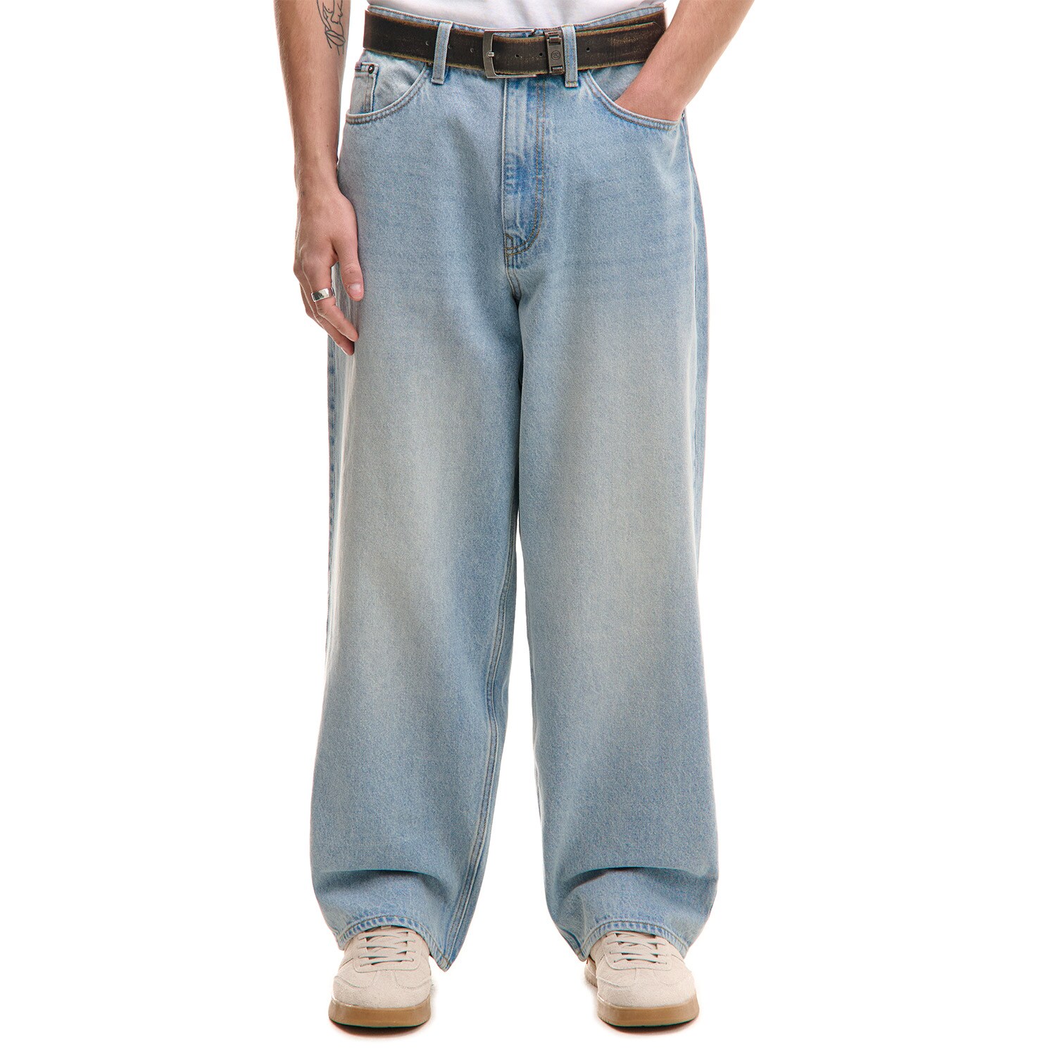 Cropp - Traperice super baggy - plava