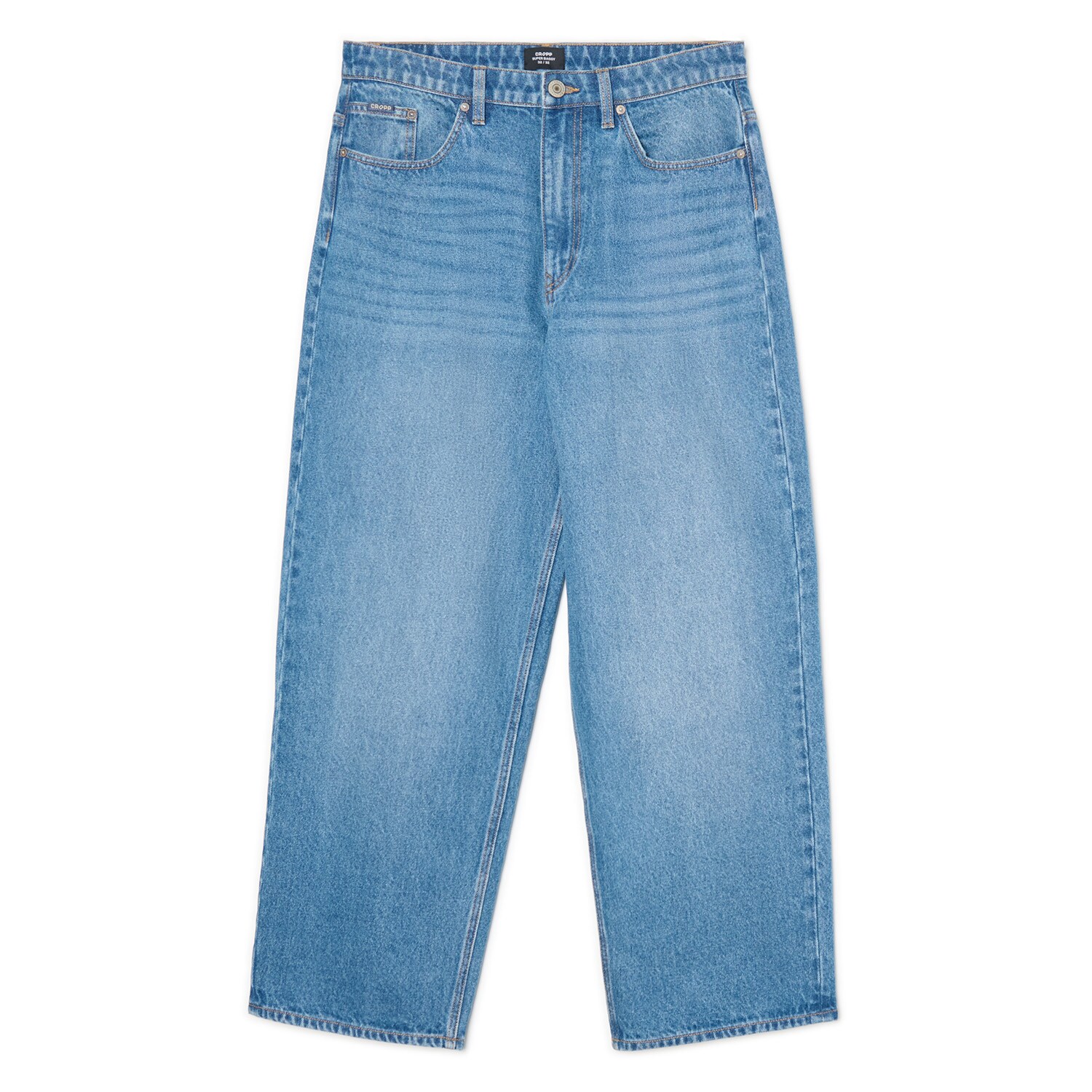 Cropp - Traperice super baggy - plavo