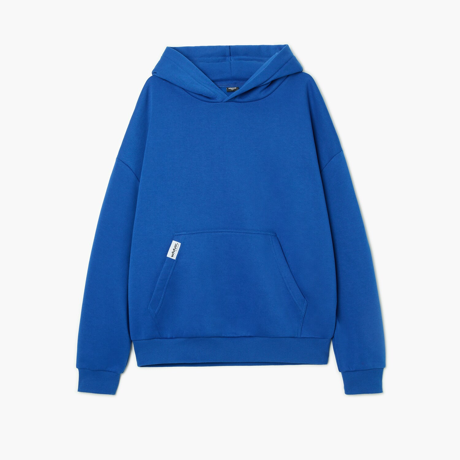 Cropp - Obična majica s kapuljačom - indigo