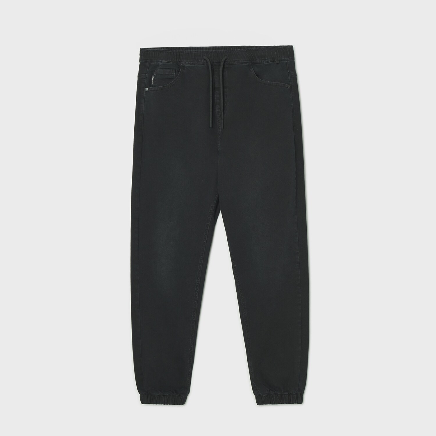 Cropp - Jogger hlače od trapera - crno