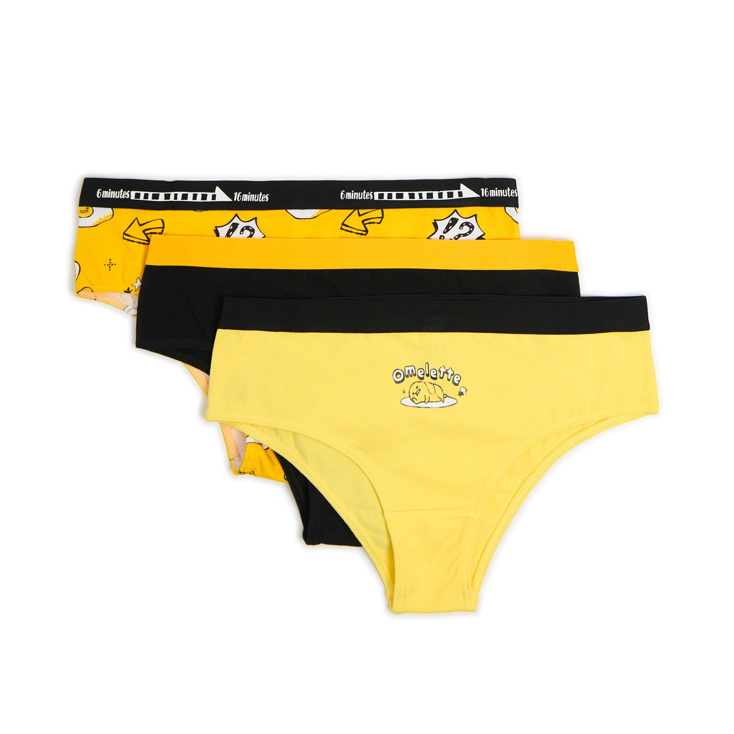 Cropp - 3-paket gaćice Gudetama - šaren