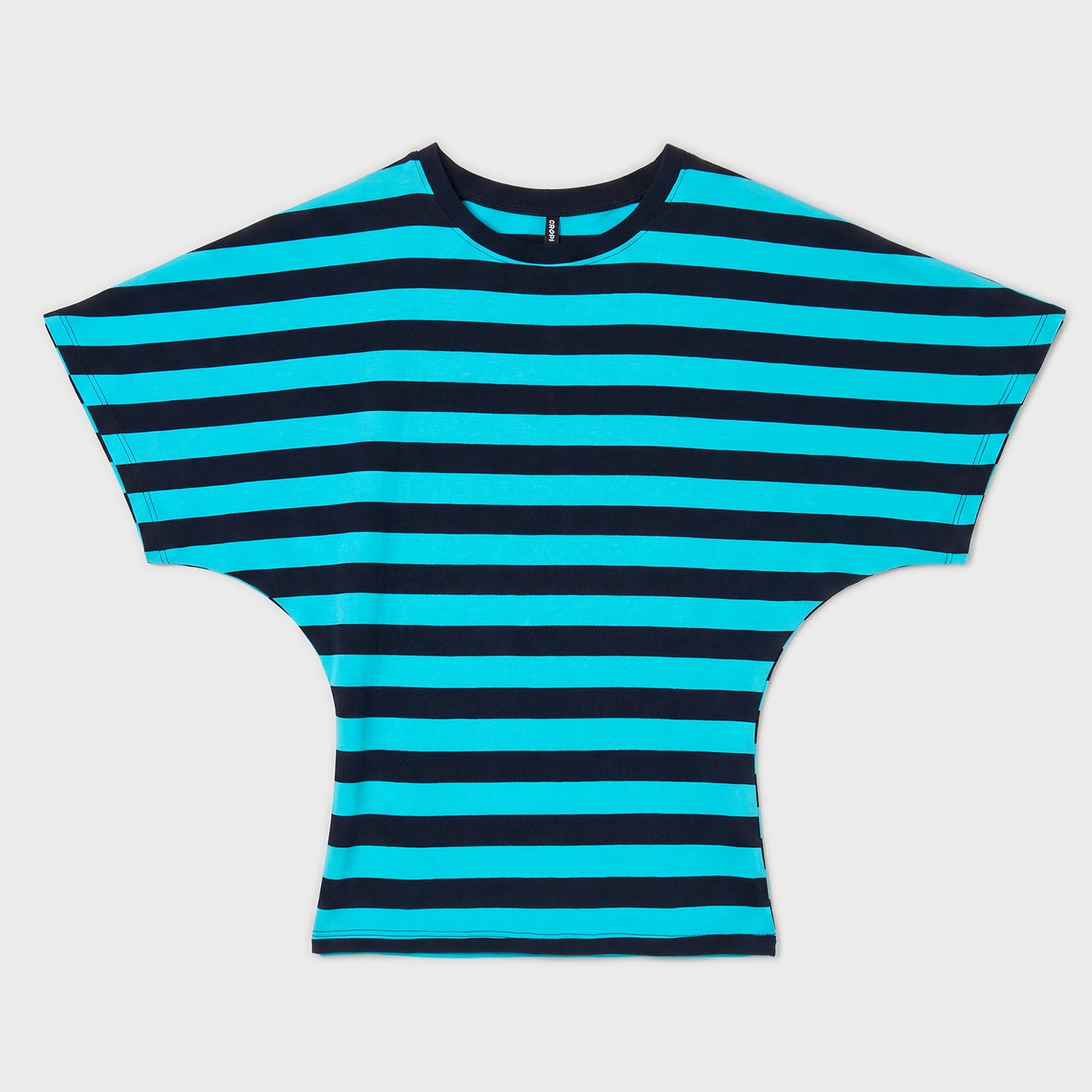 Cropp - Prugasta bluza - tirkiz